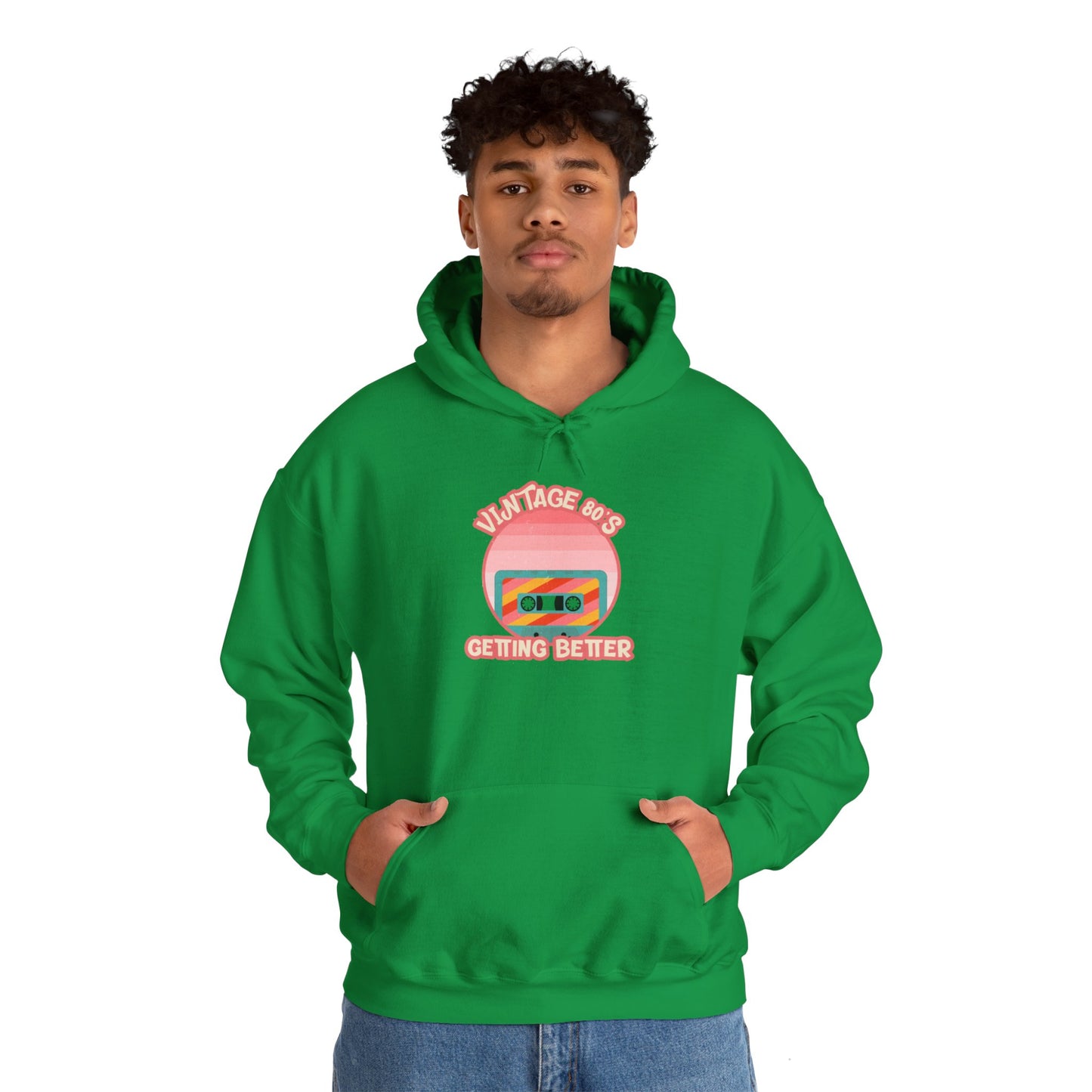 Vintage 80's Getting Better Unisex Hoodie