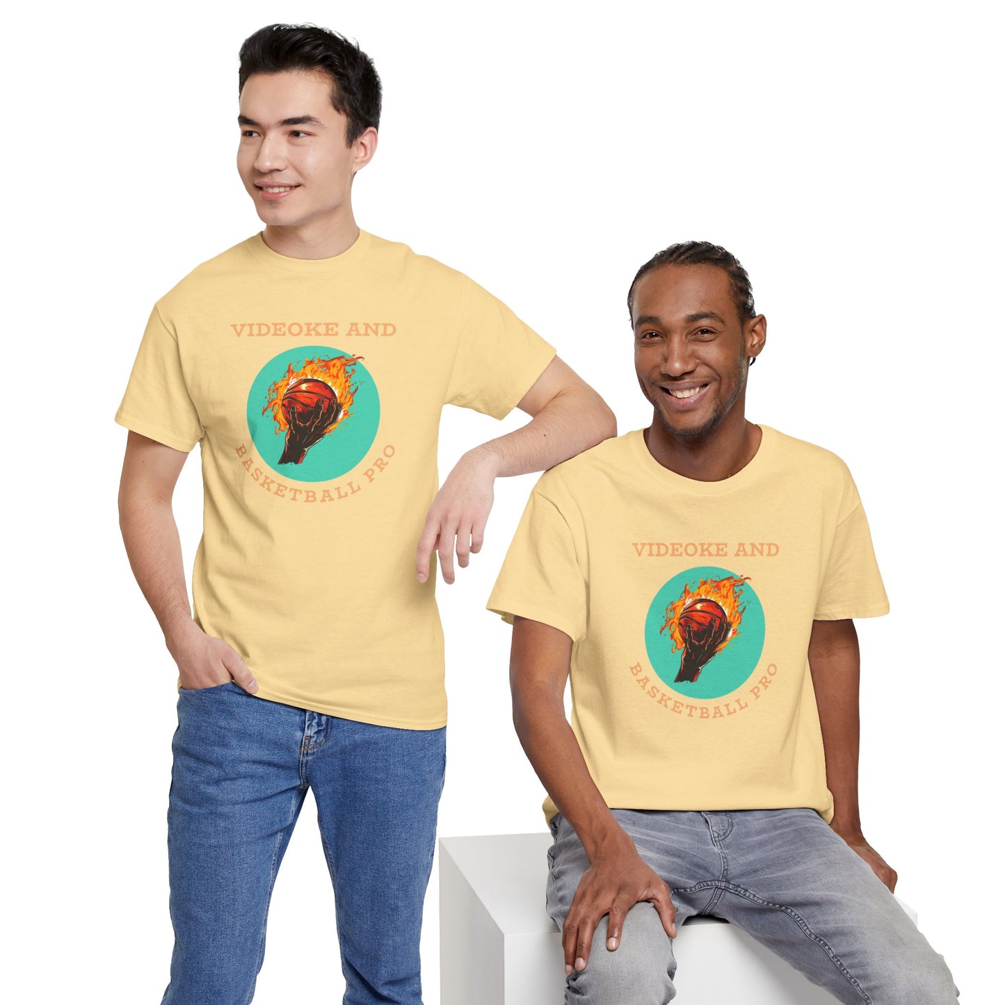 Videoke and Basket Ball Men's Tee