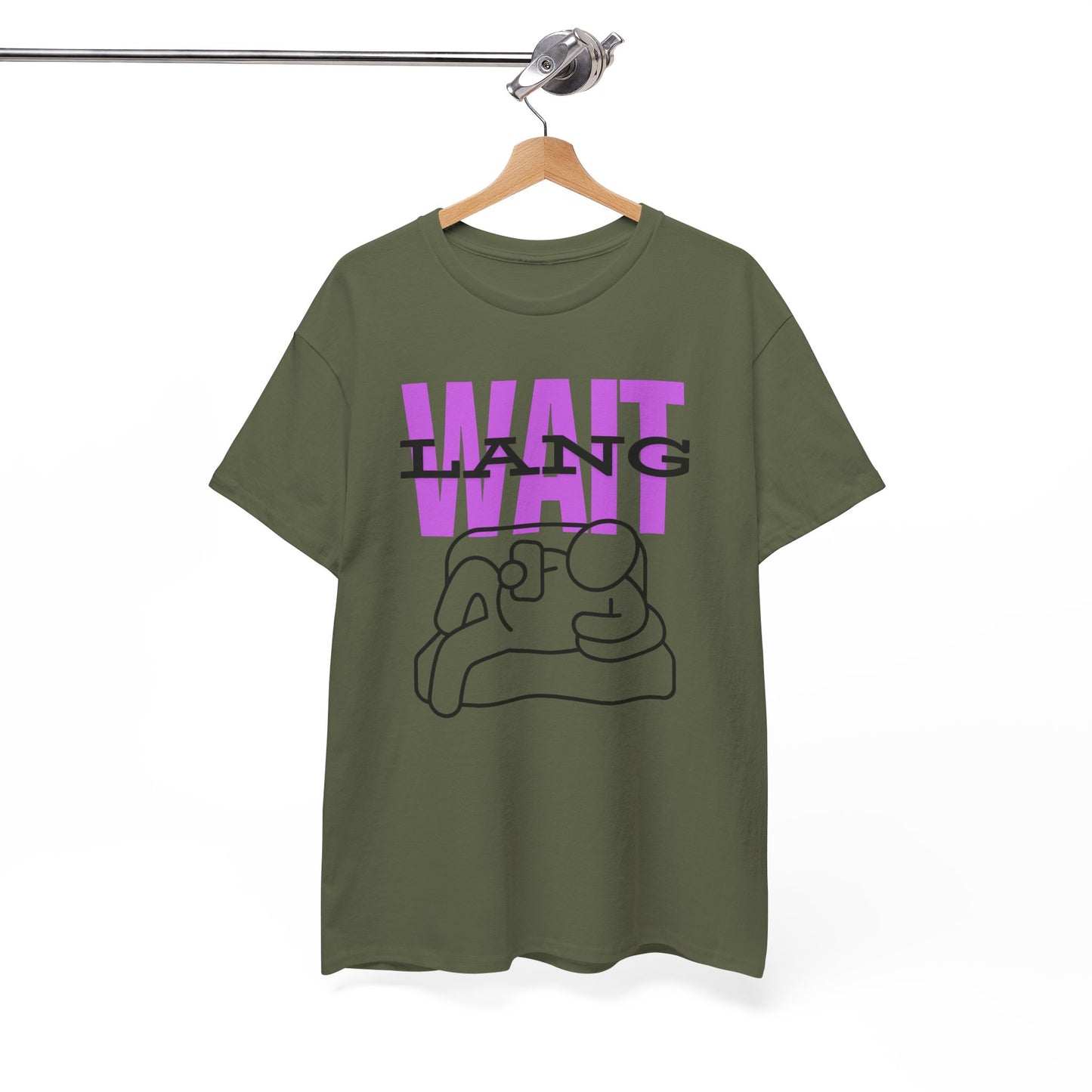 Wait Lang Men's Cotton Tee