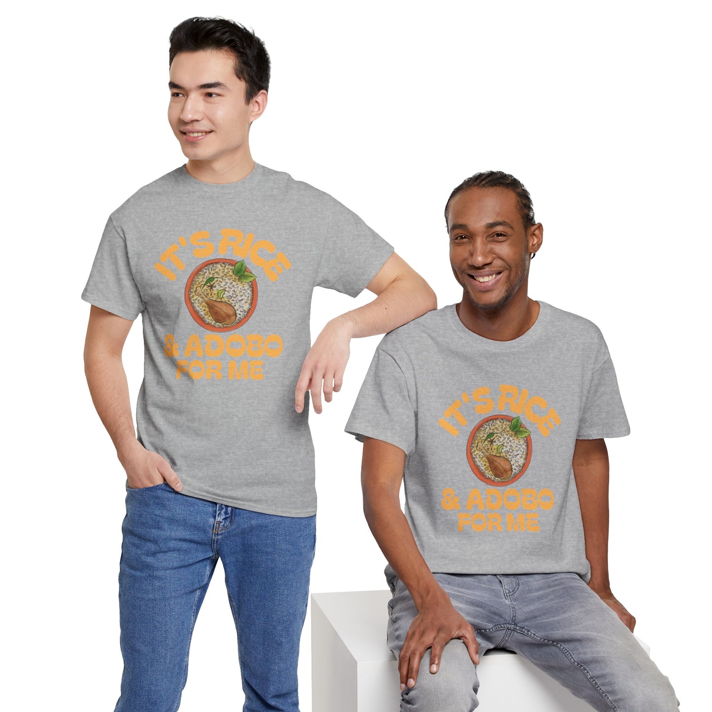 It's Rice and Adobo For Me Men's Cotton Tee