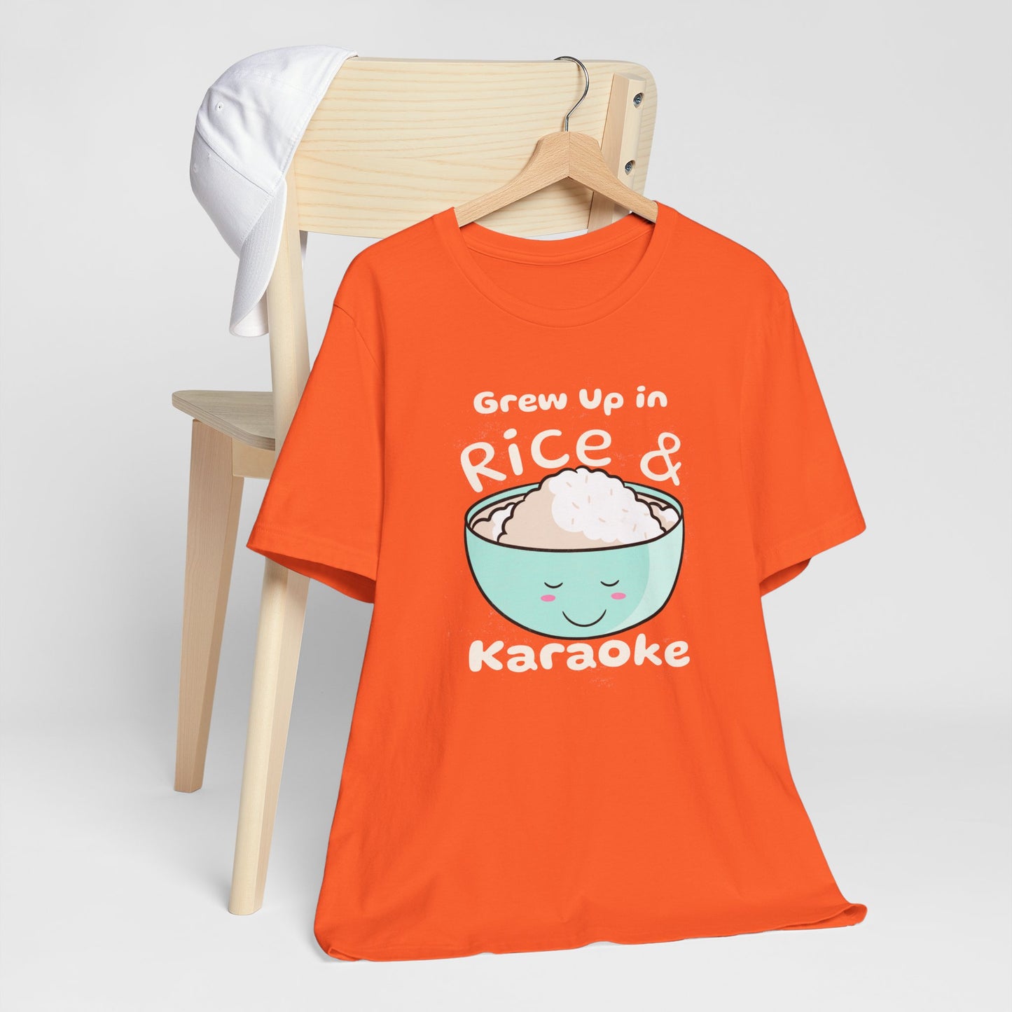 Grew Up in Rice and Karaoke Premium Soft Men's Tee