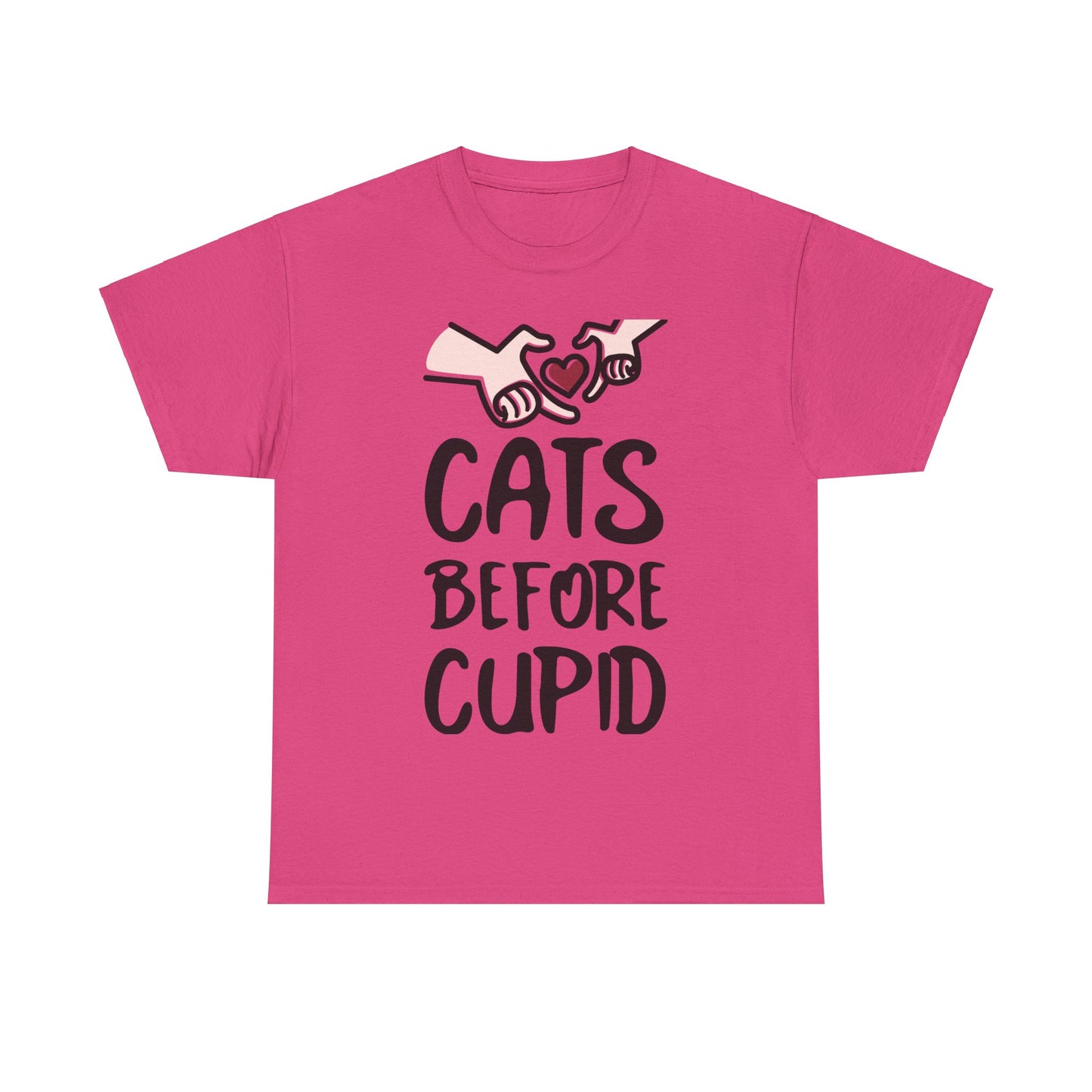 Cats Before Cupid Heavy Cotton Tee