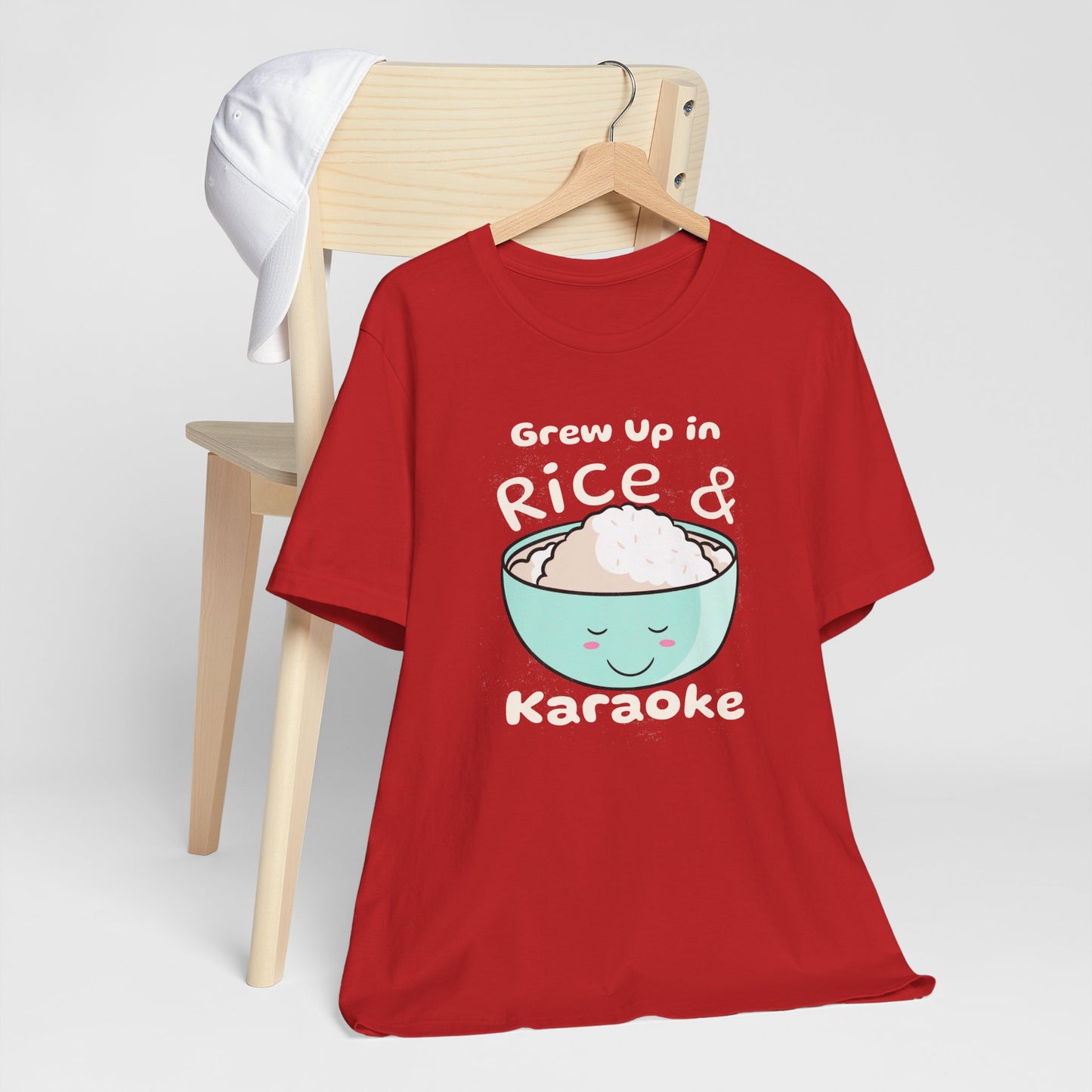 Grew Up in Rice and Karaoke Premium Soft Men's Tee