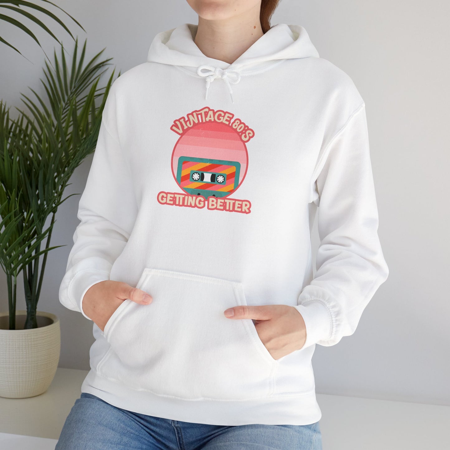 Vintage 80's Getting Better Unisex Hoodie