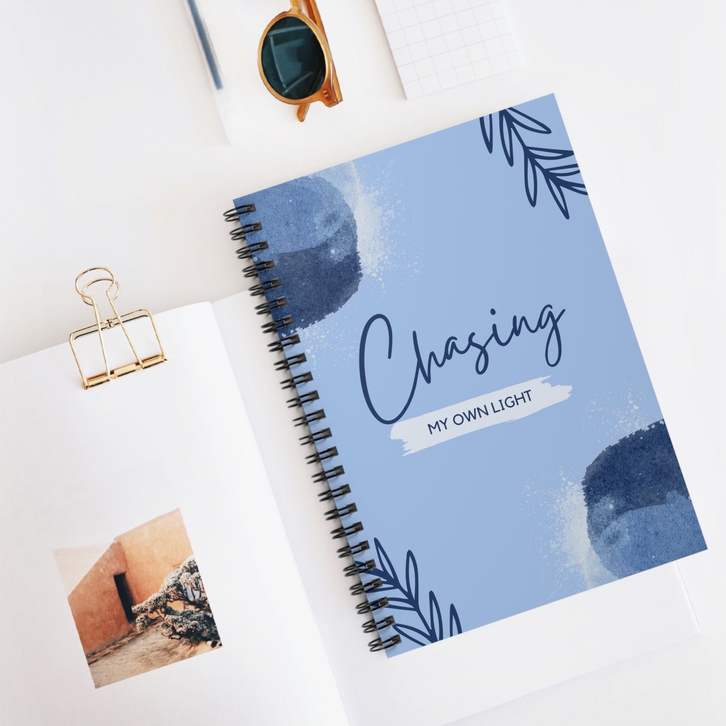 Chasing My Own Light Spiral Notebook