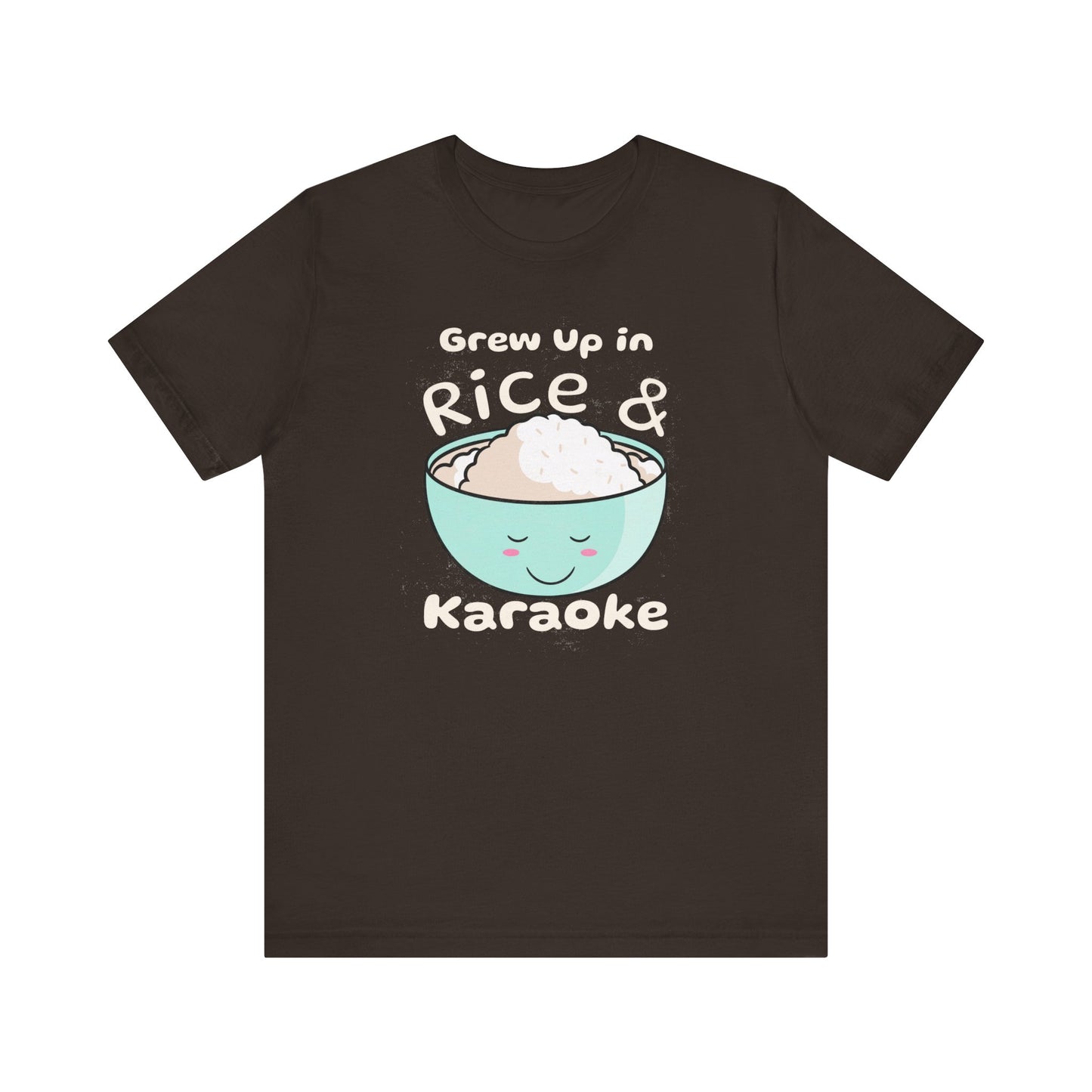 Grew Up in Rice and Karaoke Premium Soft Men's Tee