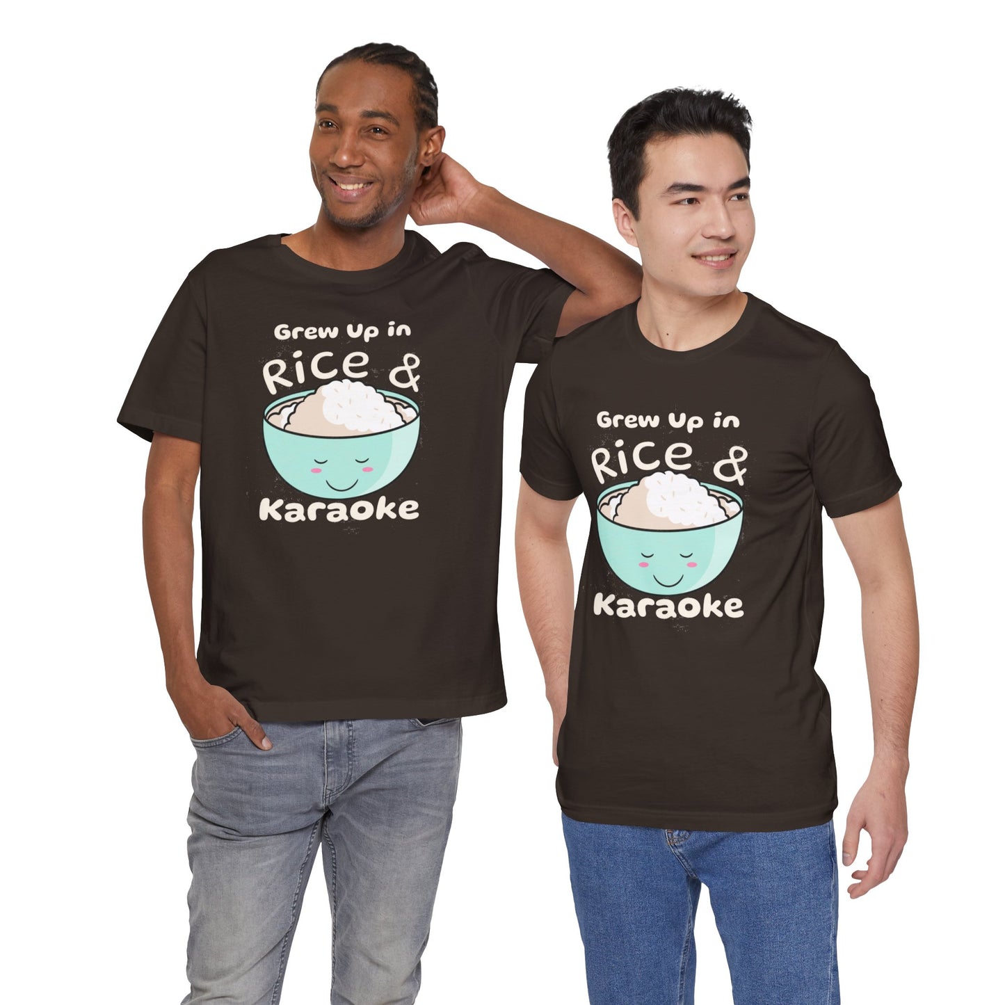 Grew Up in Rice and Karaoke Premium Soft Men's Tee