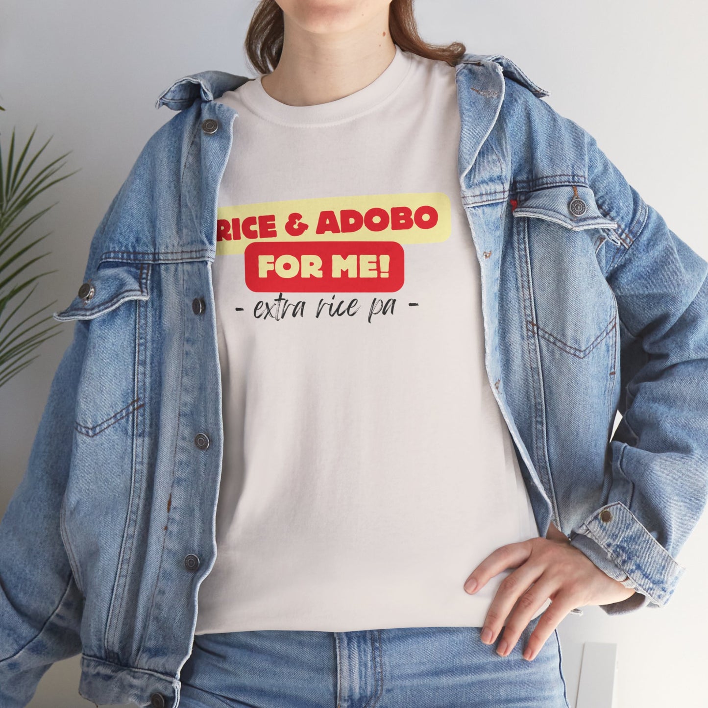 Rice and Adobo For Me Cotton Tee