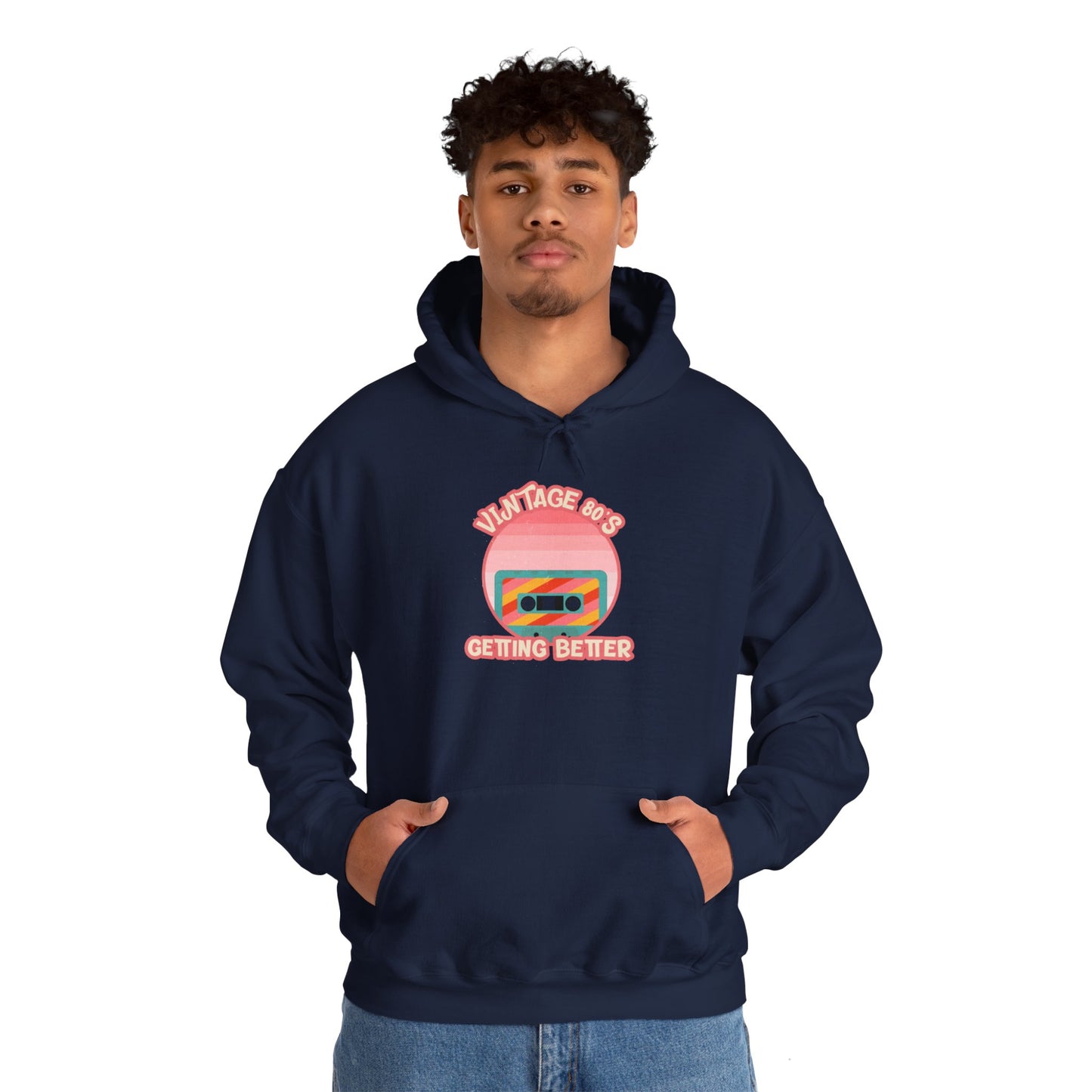 Vintage 80's Getting Better Unisex Hoodie