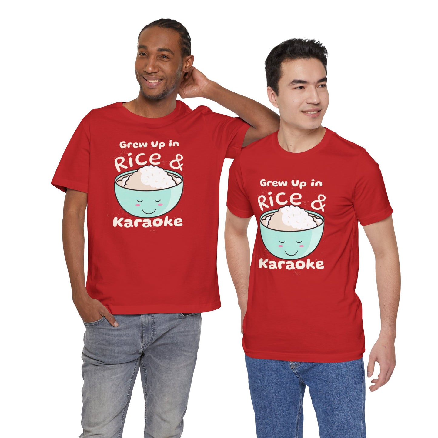 Grew Up in Rice and Karaoke Premium Soft Men's Tee