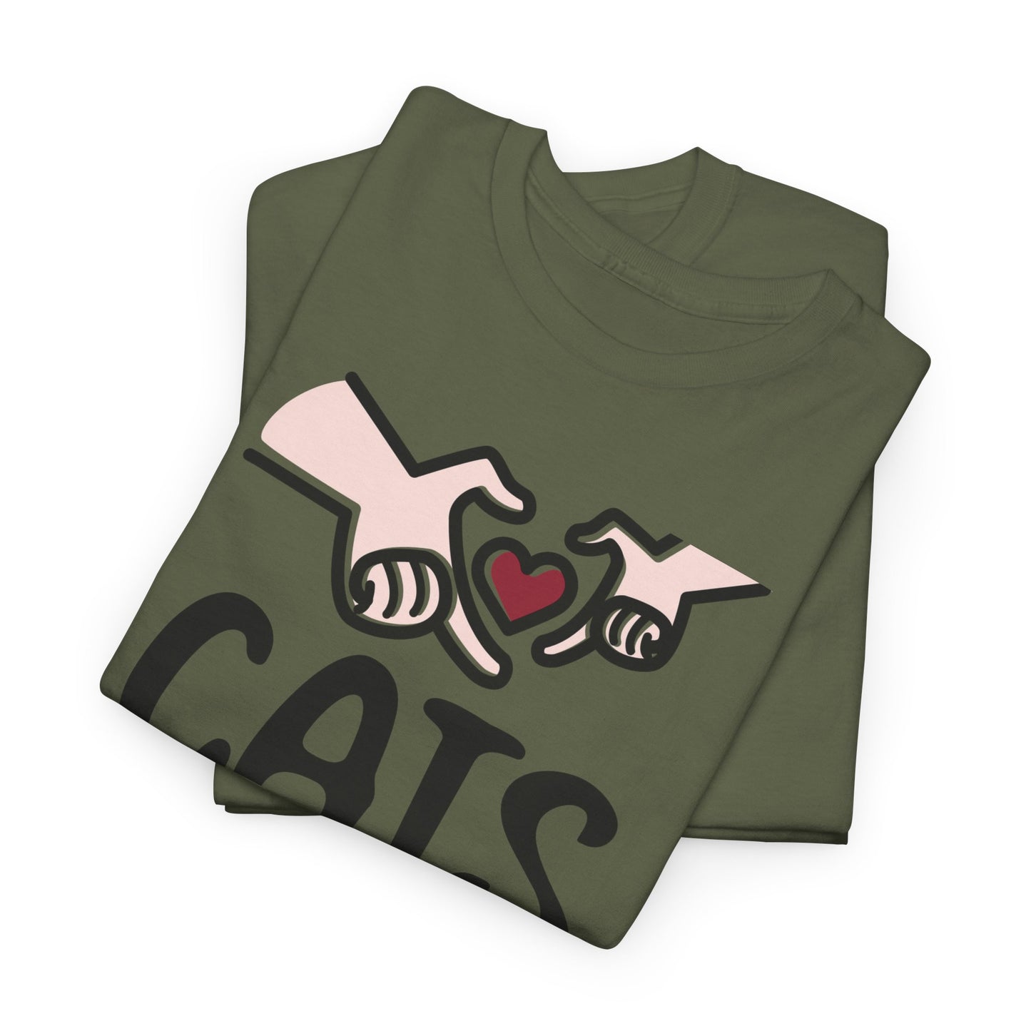 Cats Before Cupid Heavy Cotton Tee