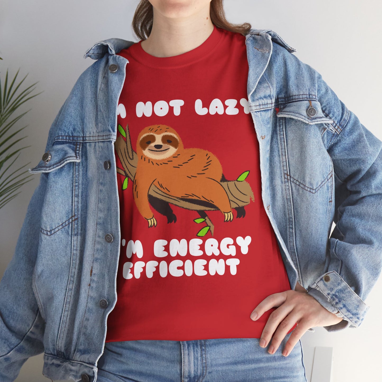 I'm Not Lazy I'm Energy Efficient Men's Tee