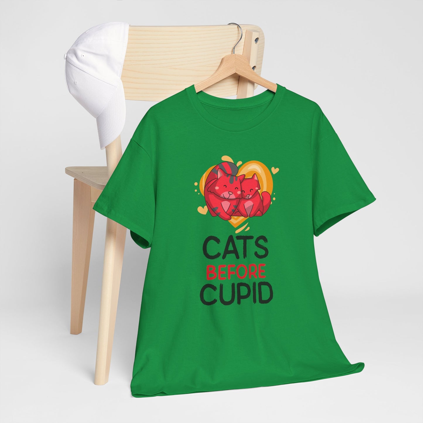Cats Before Cupid Cotton Tee