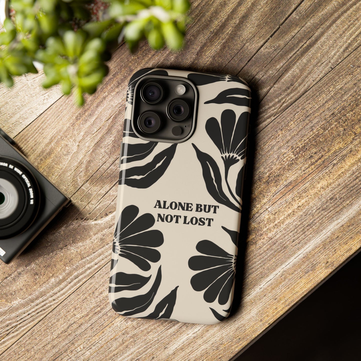 'Alone But Not Lost' Phone Case