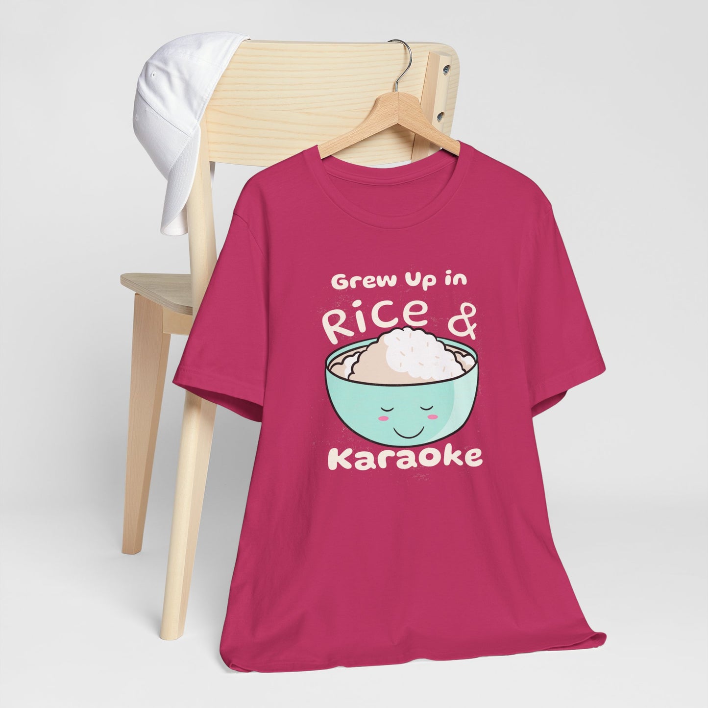 Grew Up in Rice and Karaoke Premium Soft Men's Tee