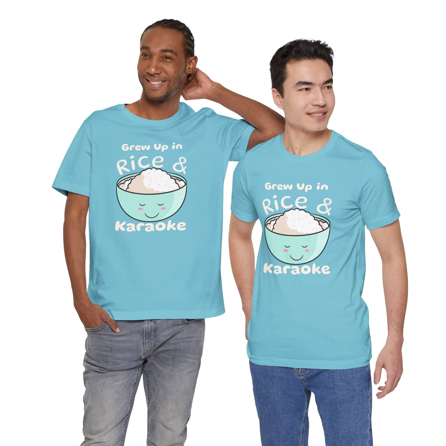Grew Up in Rice and Karaoke Premium Soft Men's Tee