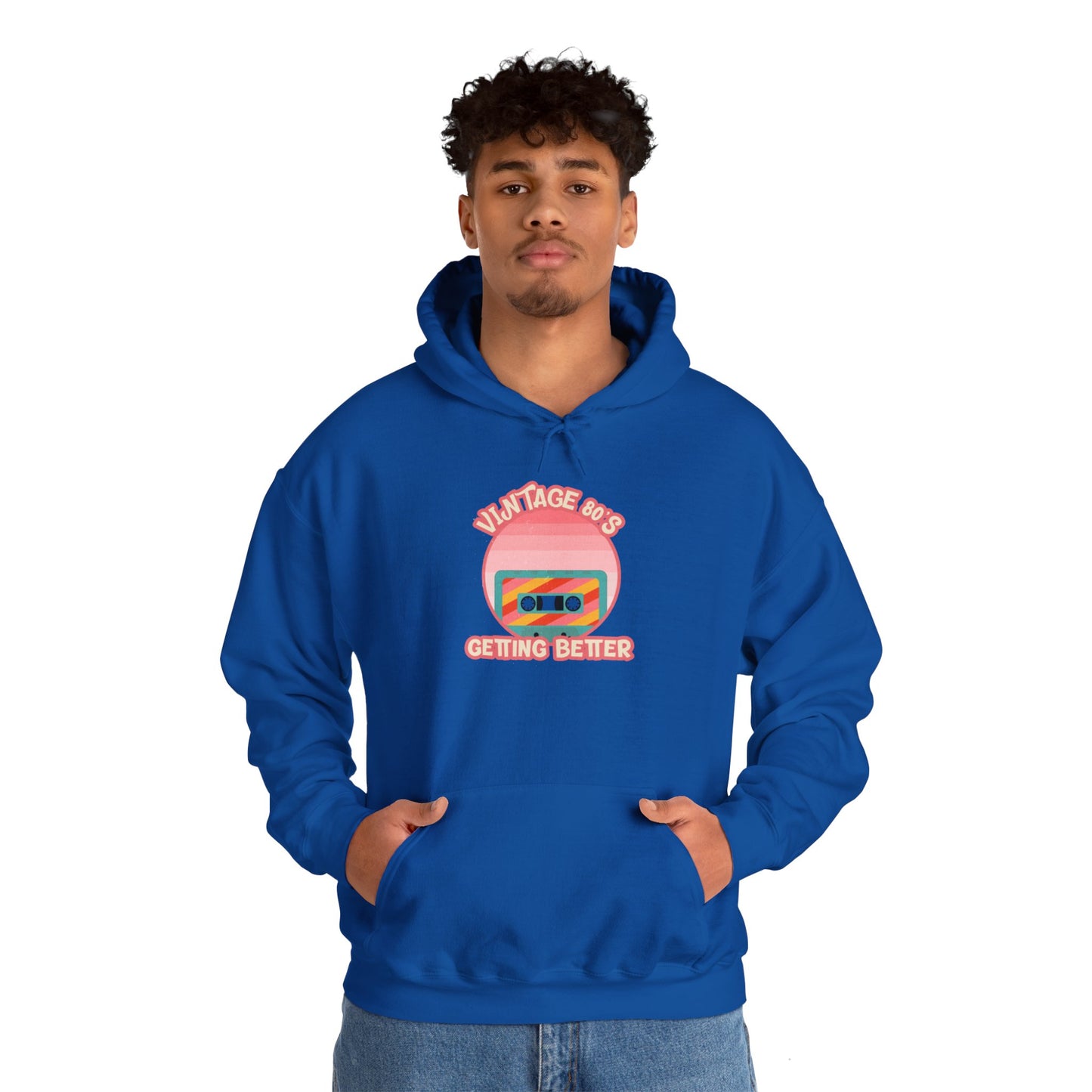 Vintage 80's Getting Better Unisex Hoodie