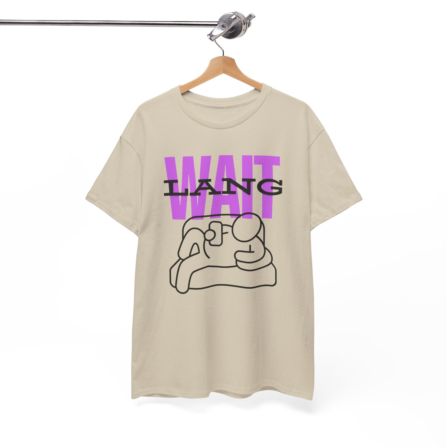 Wait Lang Men's Cotton Tee
