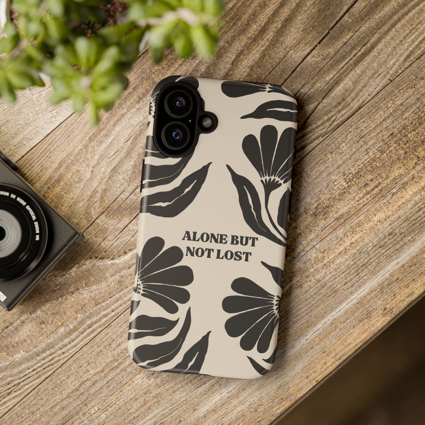 'Alone But Not Lost' Phone Case