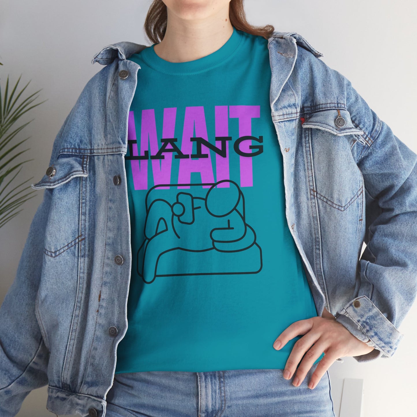Wait Lang Men's Cotton Tee
