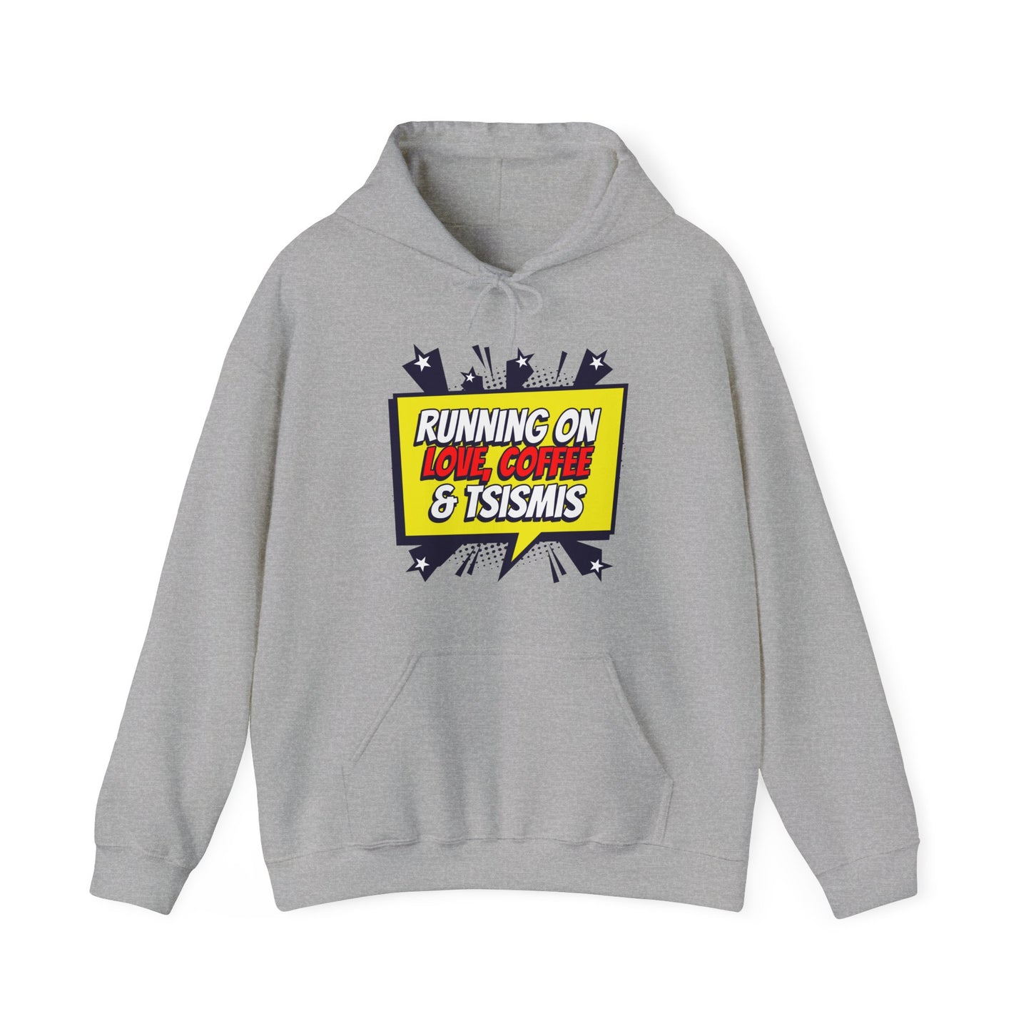Running on Love, Coffee & Tsismis Hoodie
