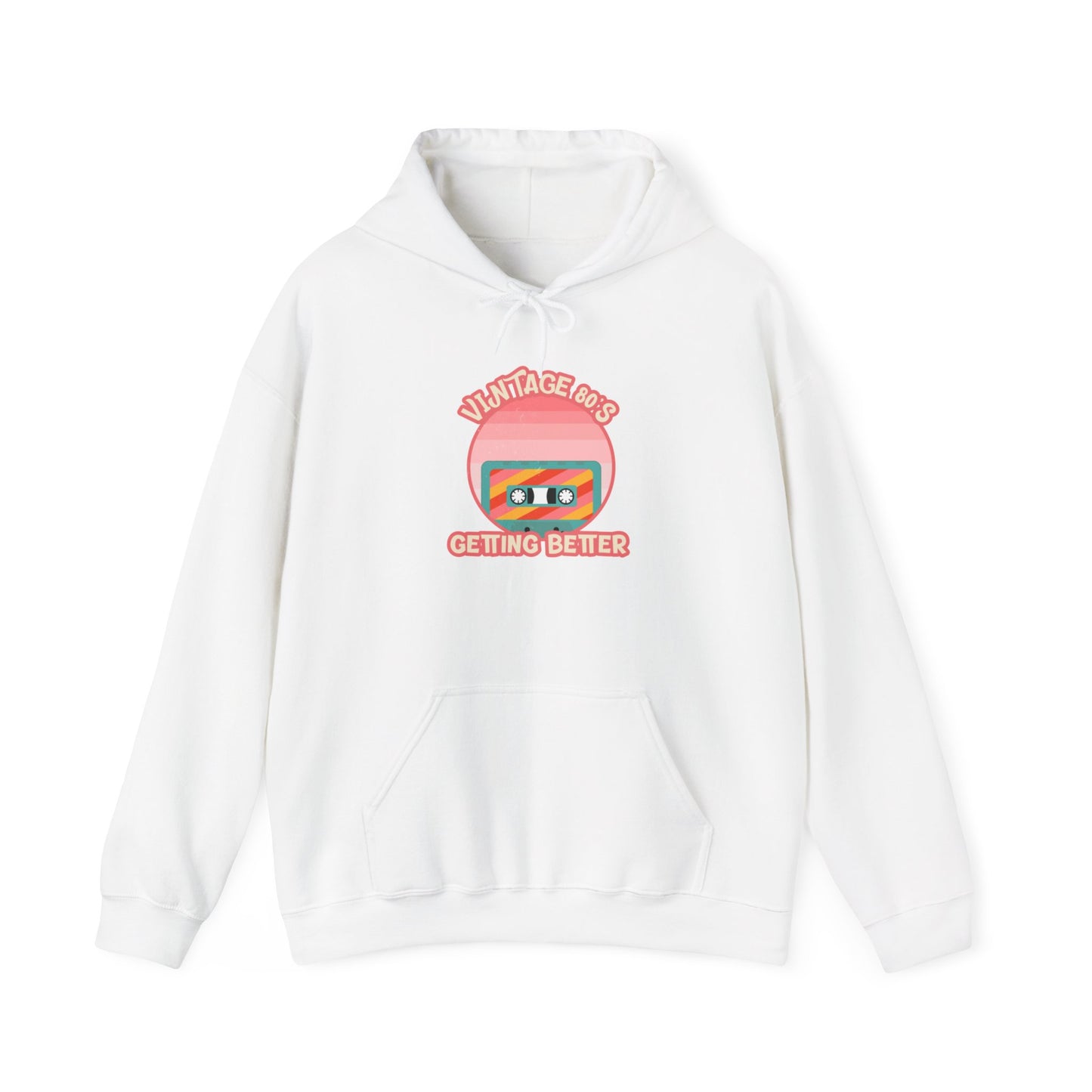Vintage 80's Getting Better Unisex Hoodie