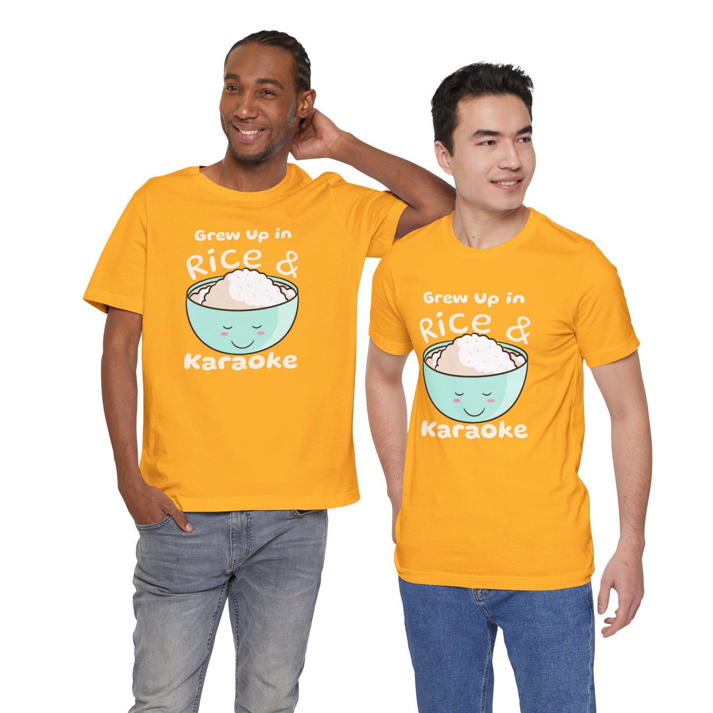 Grew Up in Rice and Karaoke Premium Soft Men's Tee