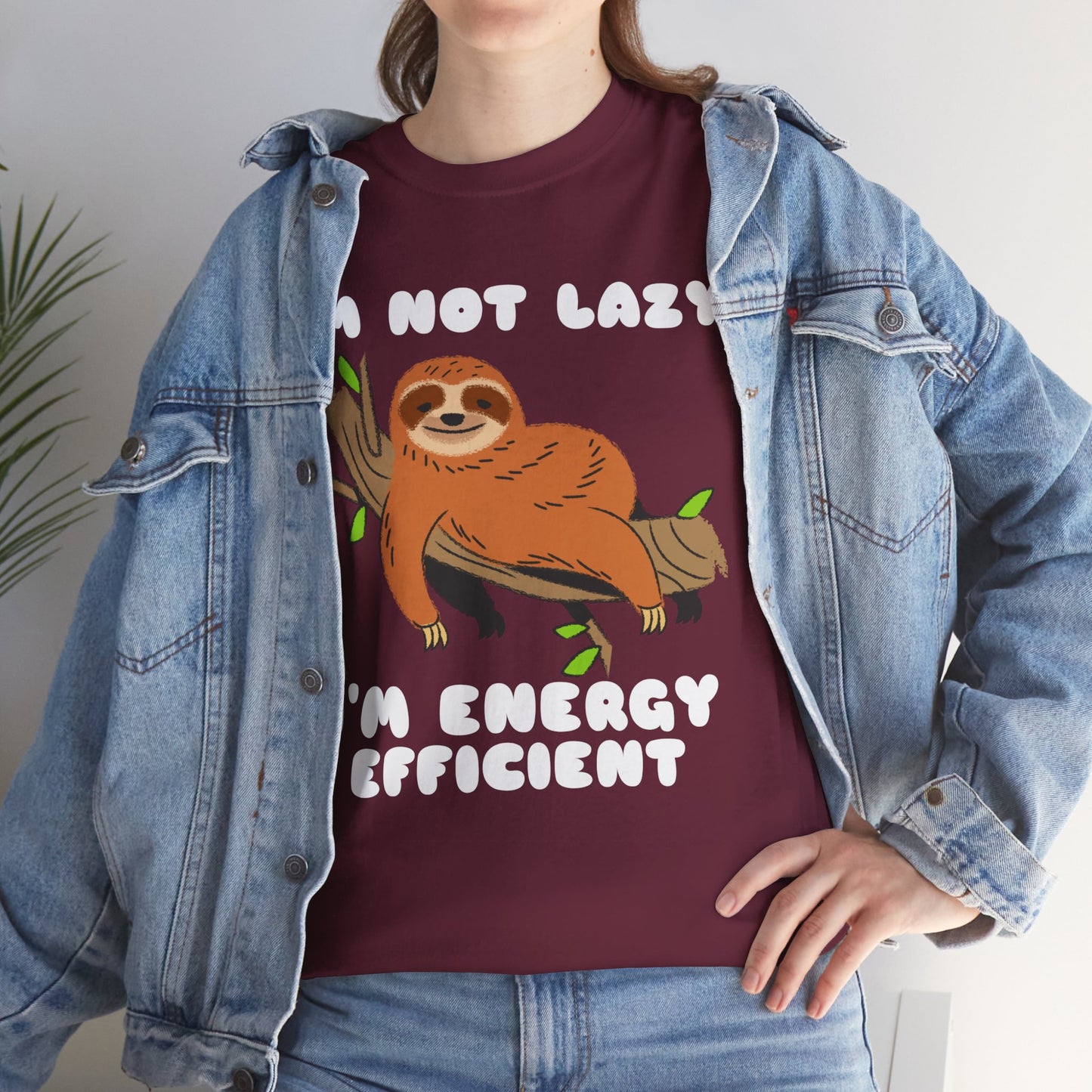 I'm Not Lazy I'm Energy Efficient Men's Tee