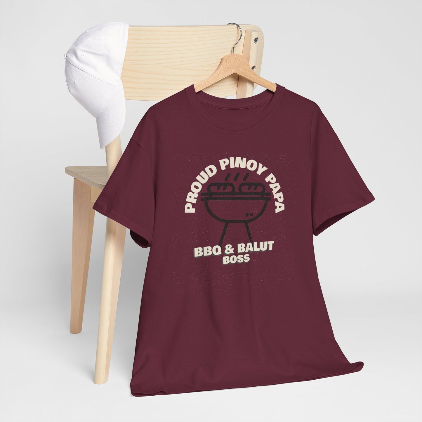 Proud Pinoy Papa BBQ and Balut Boss Men's Tee