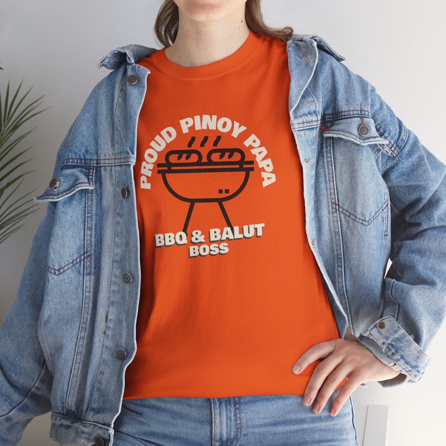 Proud Pinoy Papa BBQ and Balut Boss Men's Tee