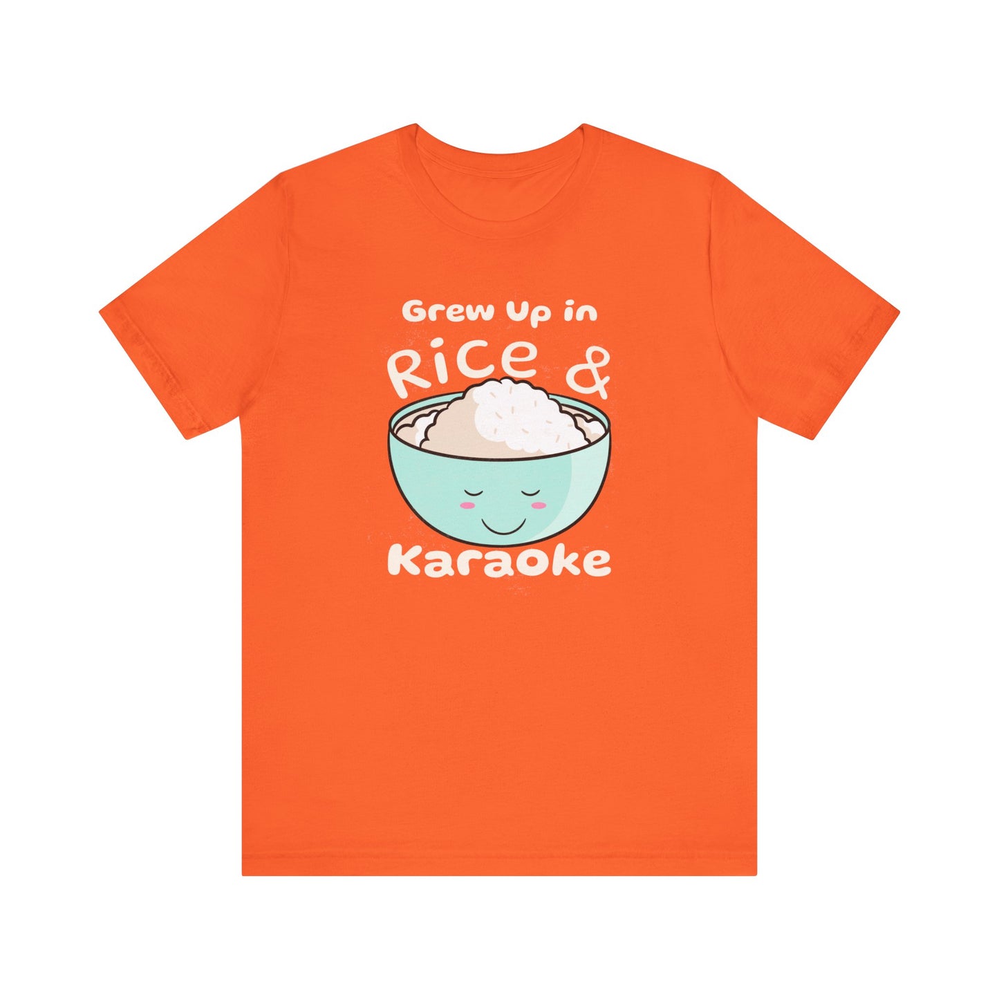 Grew Up in Rice and Karaoke Premium Soft Men's Tee