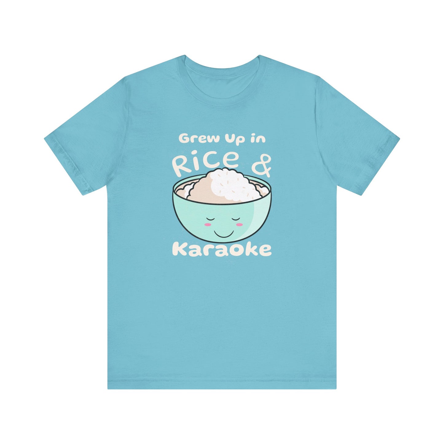Grew Up in Rice and Karaoke Premium Soft Men's Tee