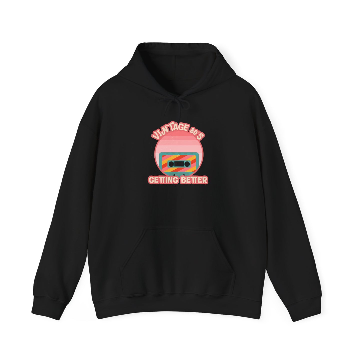 Vintage 80's Getting Better Unisex Hoodie
