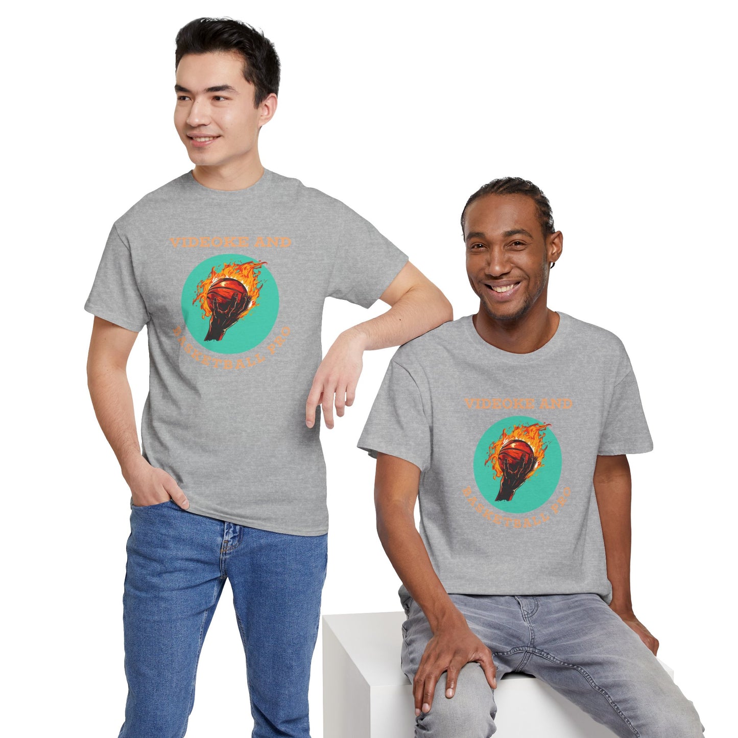 Videoke and Basket Ball Men's Tee