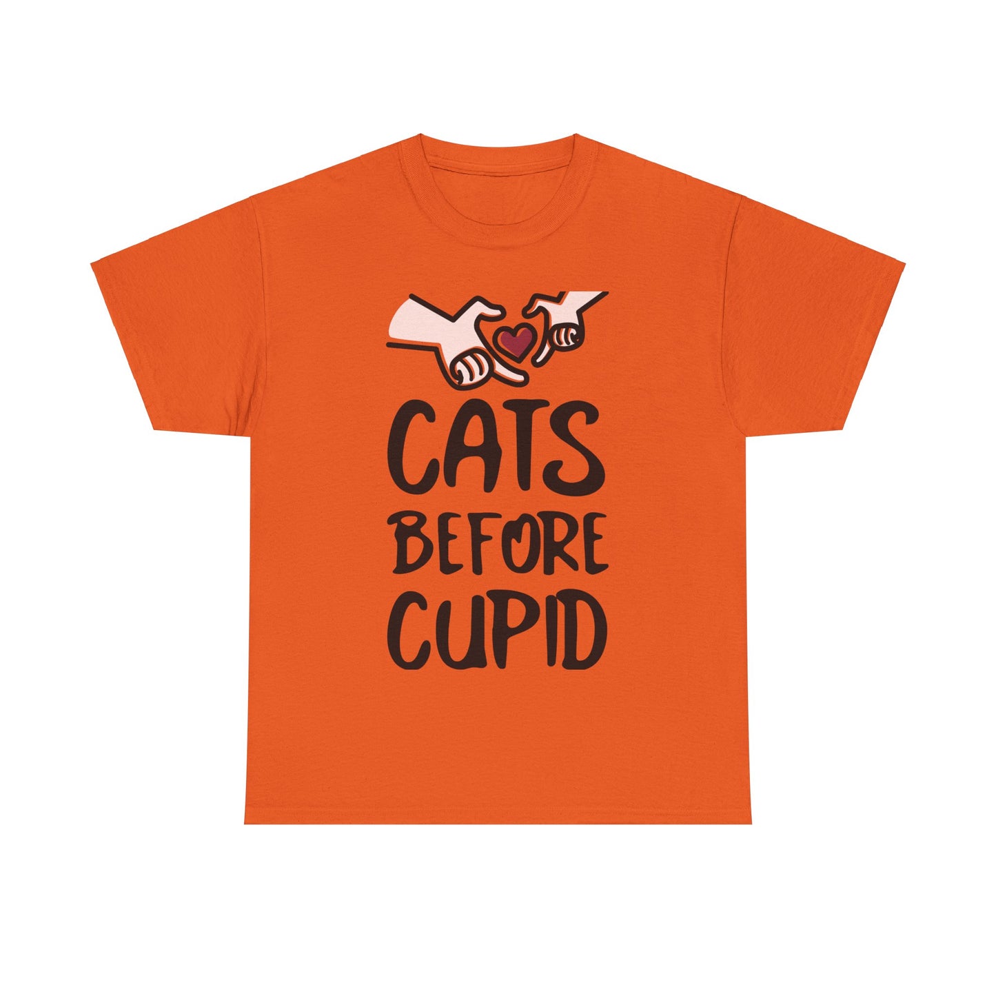 Cats Before Cupid Heavy Cotton Tee
