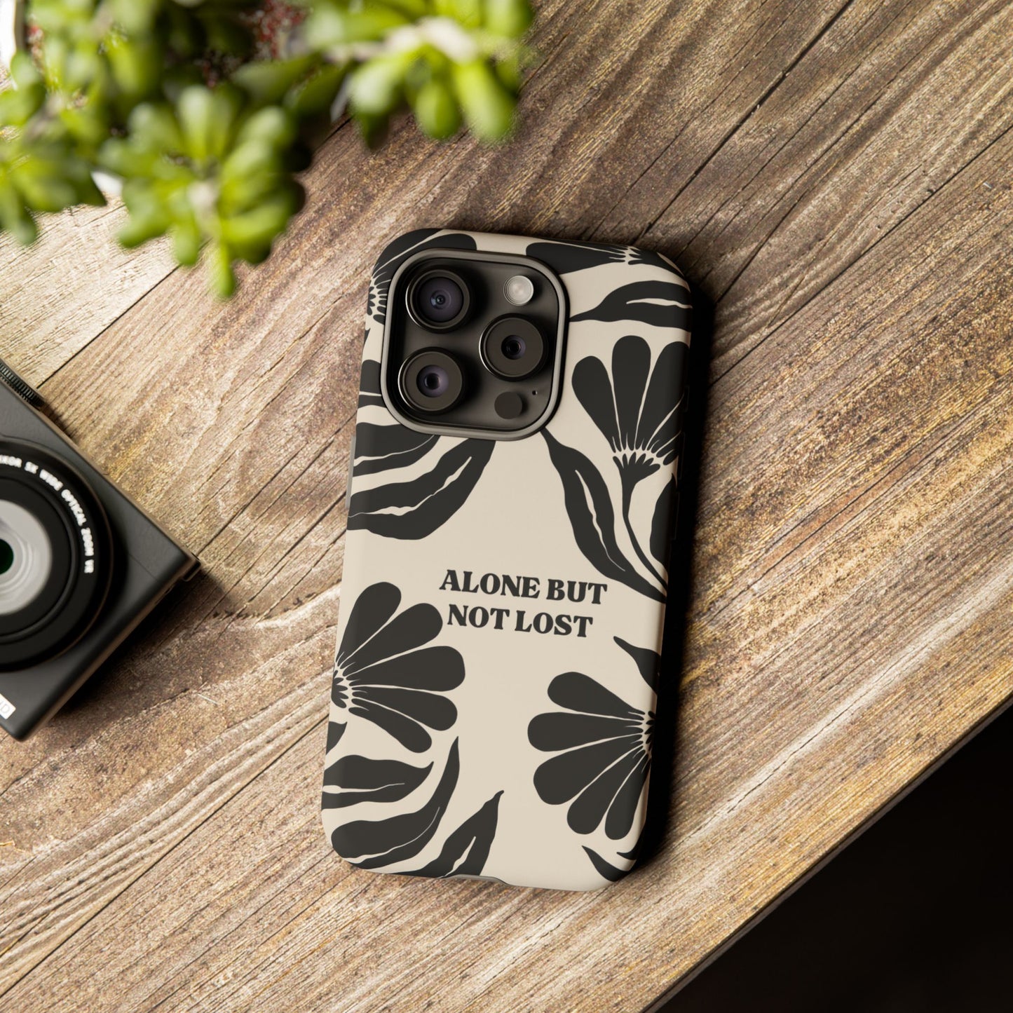 'Alone But Not Lost' Phone Case