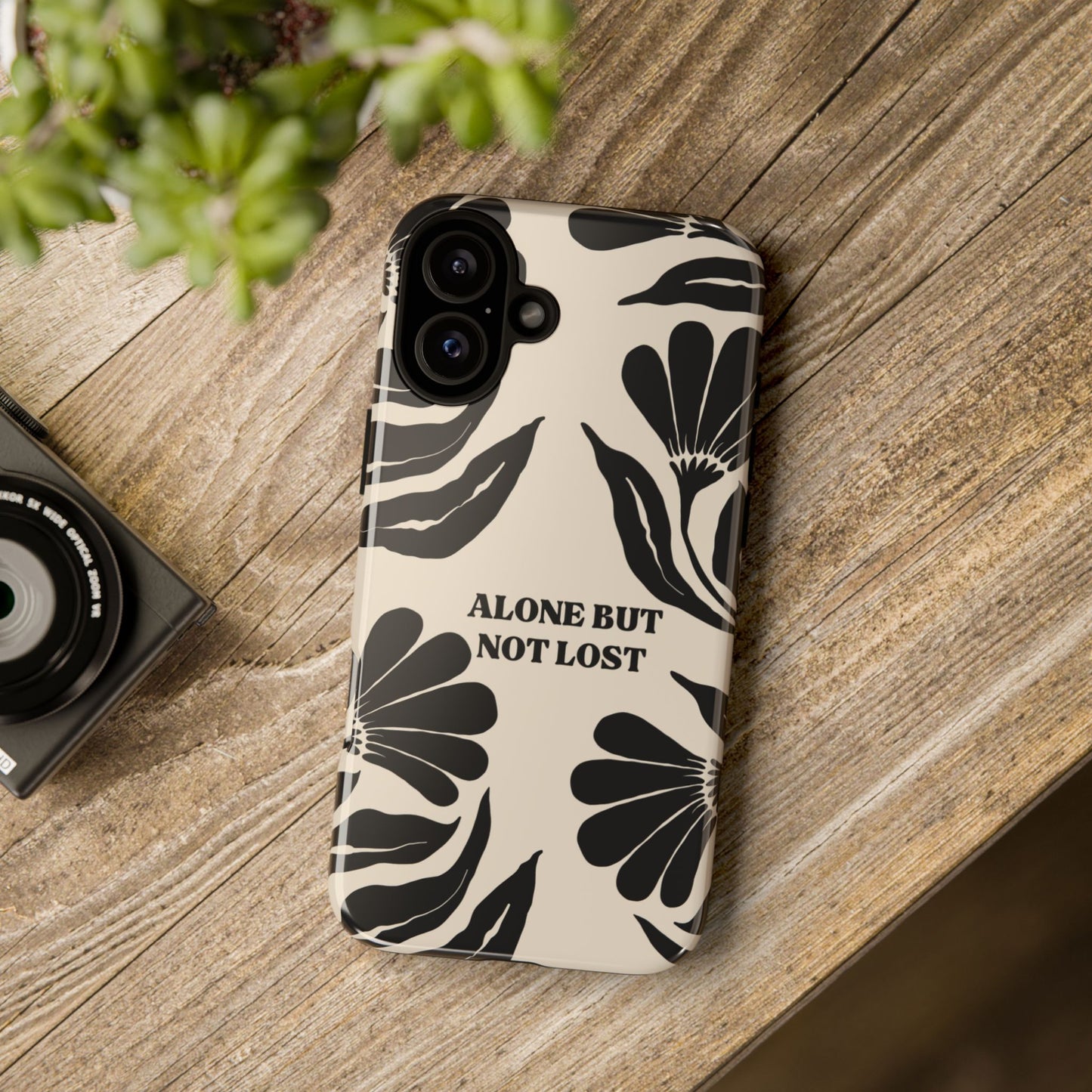 'Alone But Not Lost' Phone Case