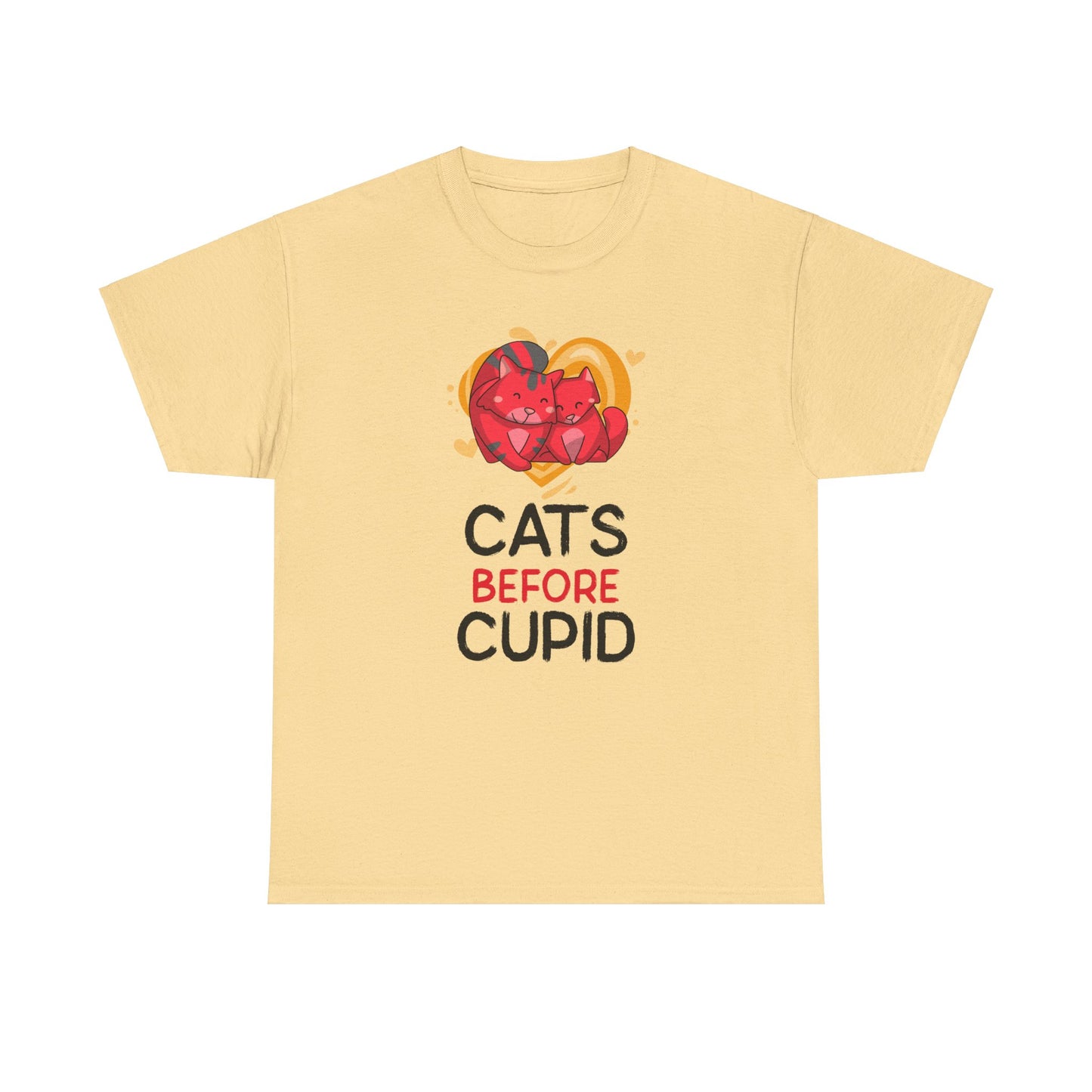 Cats Before Cupid Cotton Tee