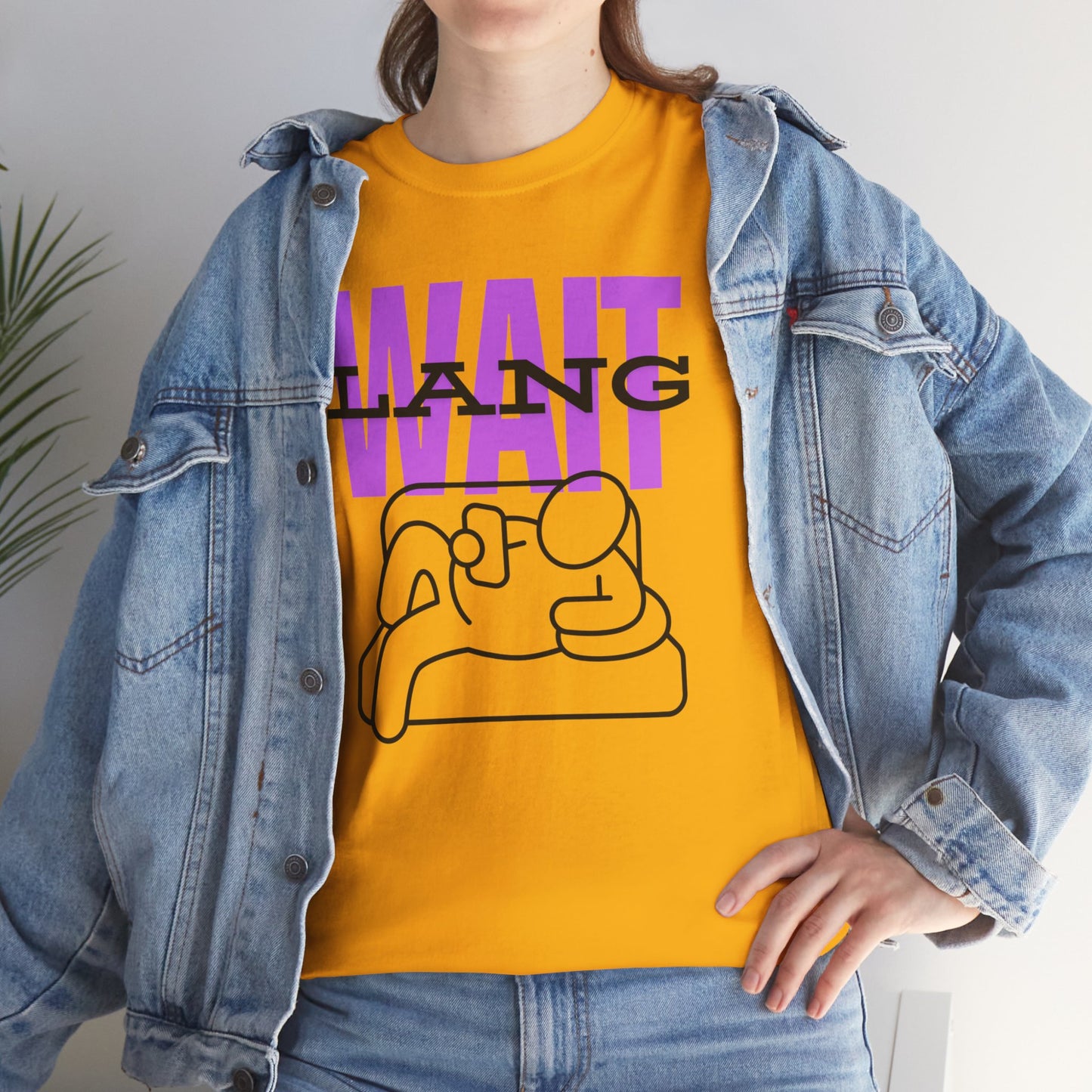 Wait Lang Men's Cotton Tee