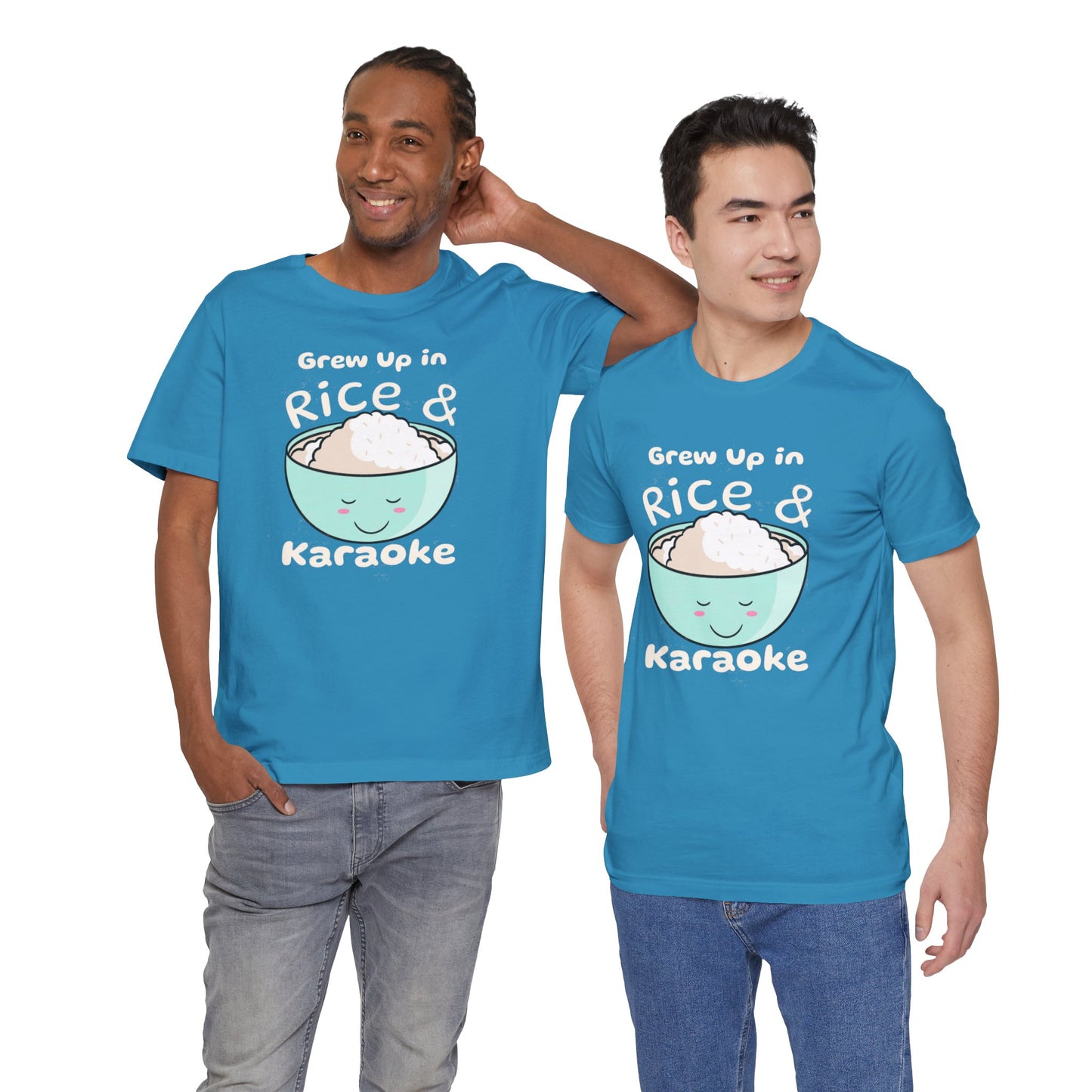 Grew Up in Rice and Karaoke Premium Soft Men's Tee