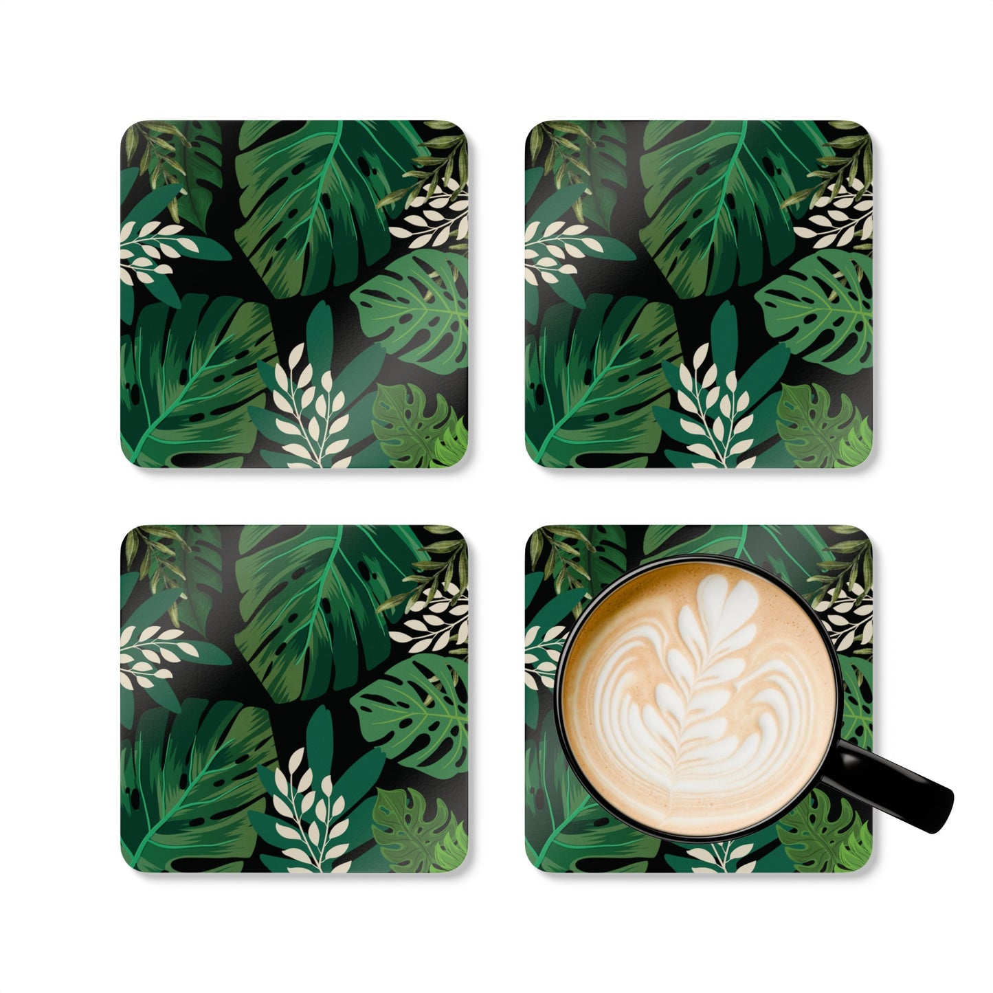 Monstera Magic Coaster Set