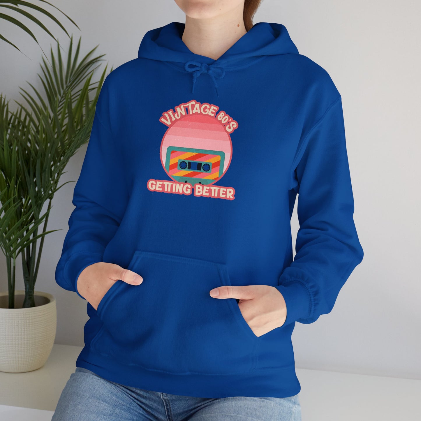 Vintage 80's Getting Better Unisex Hoodie