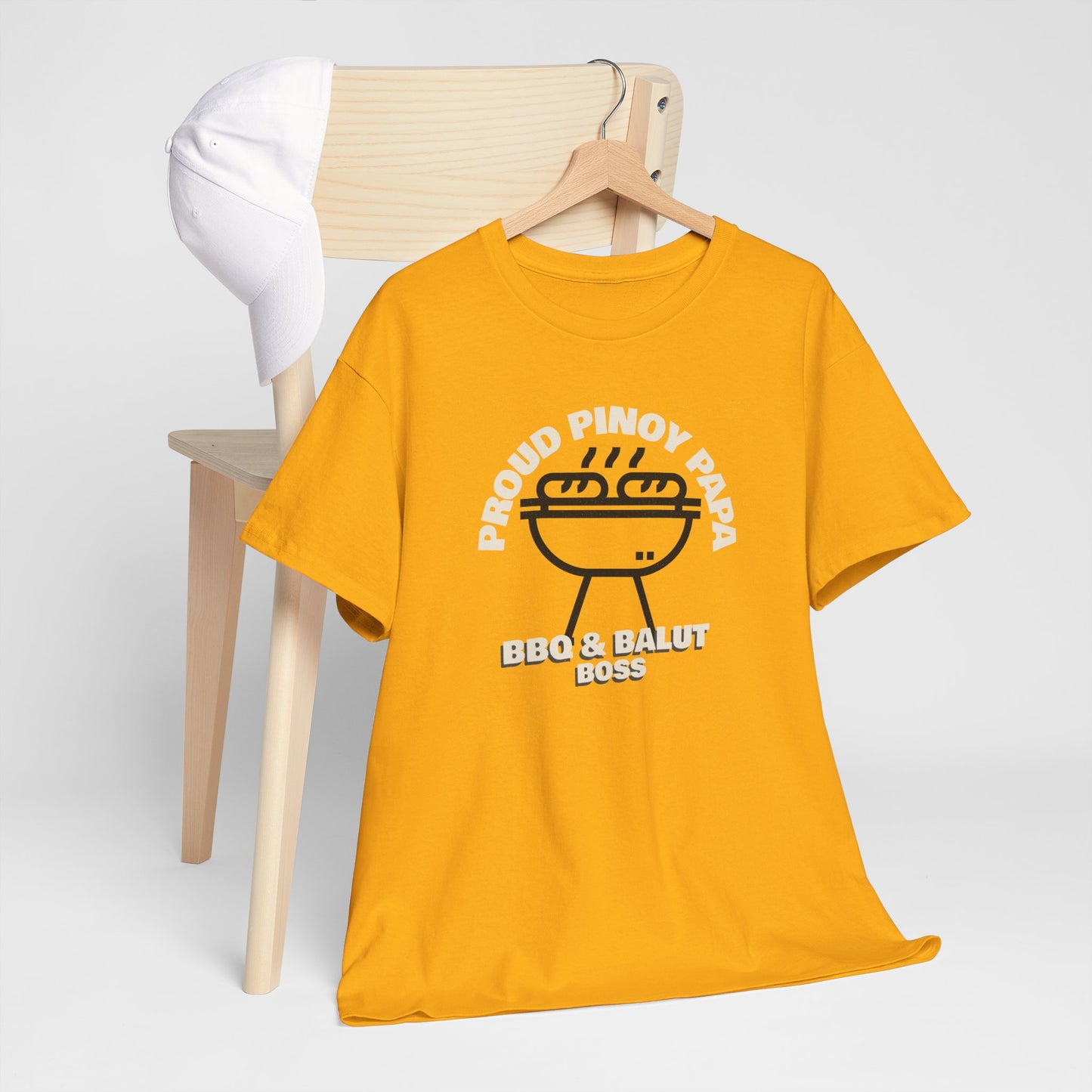 Proud Pinoy Papa BBQ and Balut Boss Men's Tee
