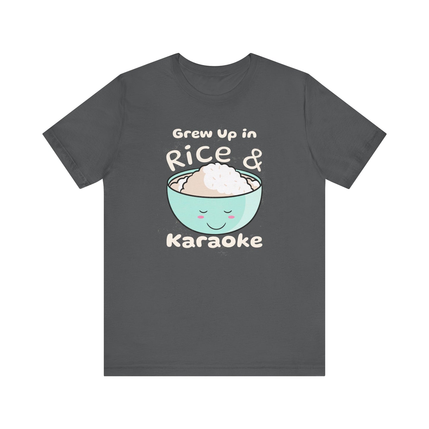 Grew Up in Rice and Karaoke Premium Soft Men's Tee