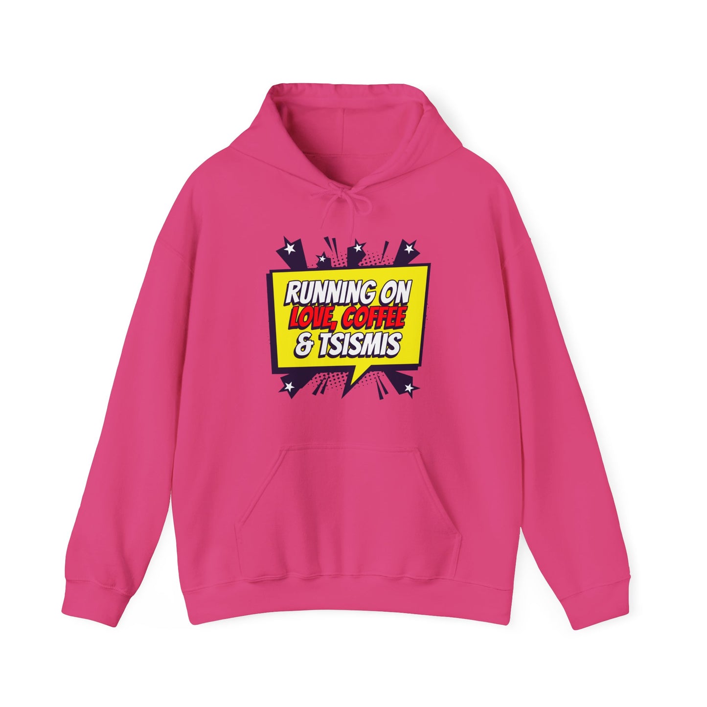 Running on Love, Coffee & Tsismis Hoodie