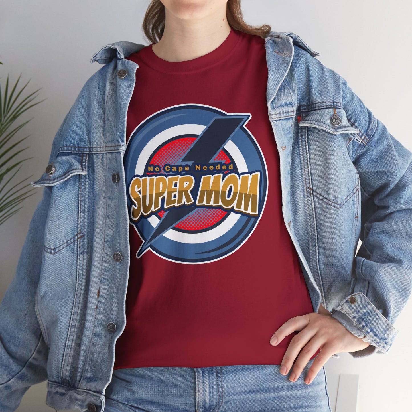 Super Mom No Cape Needed Tee