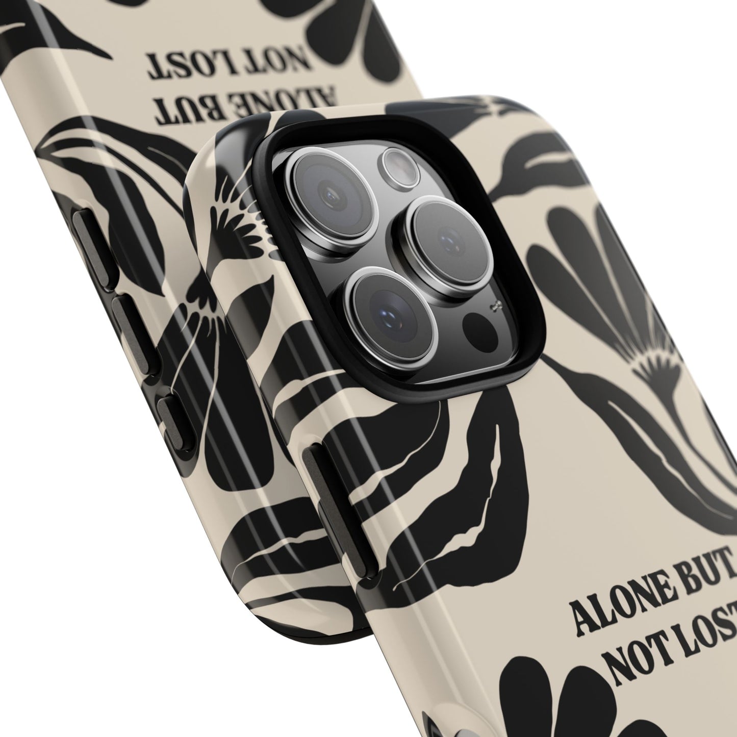 'Alone But Not Lost' Phone Case