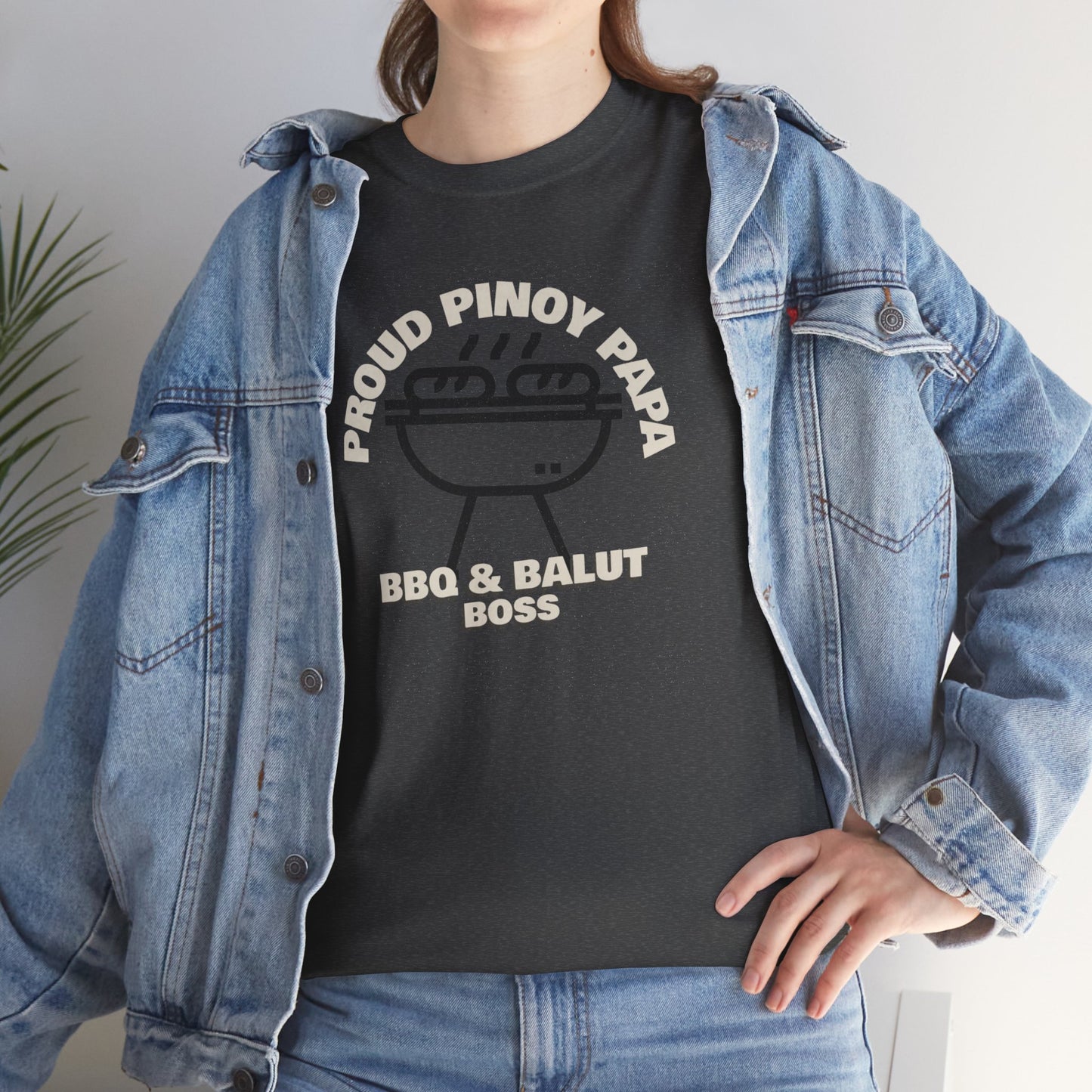 Proud Pinoy Papa BBQ and Balut Boss Men's Tee
