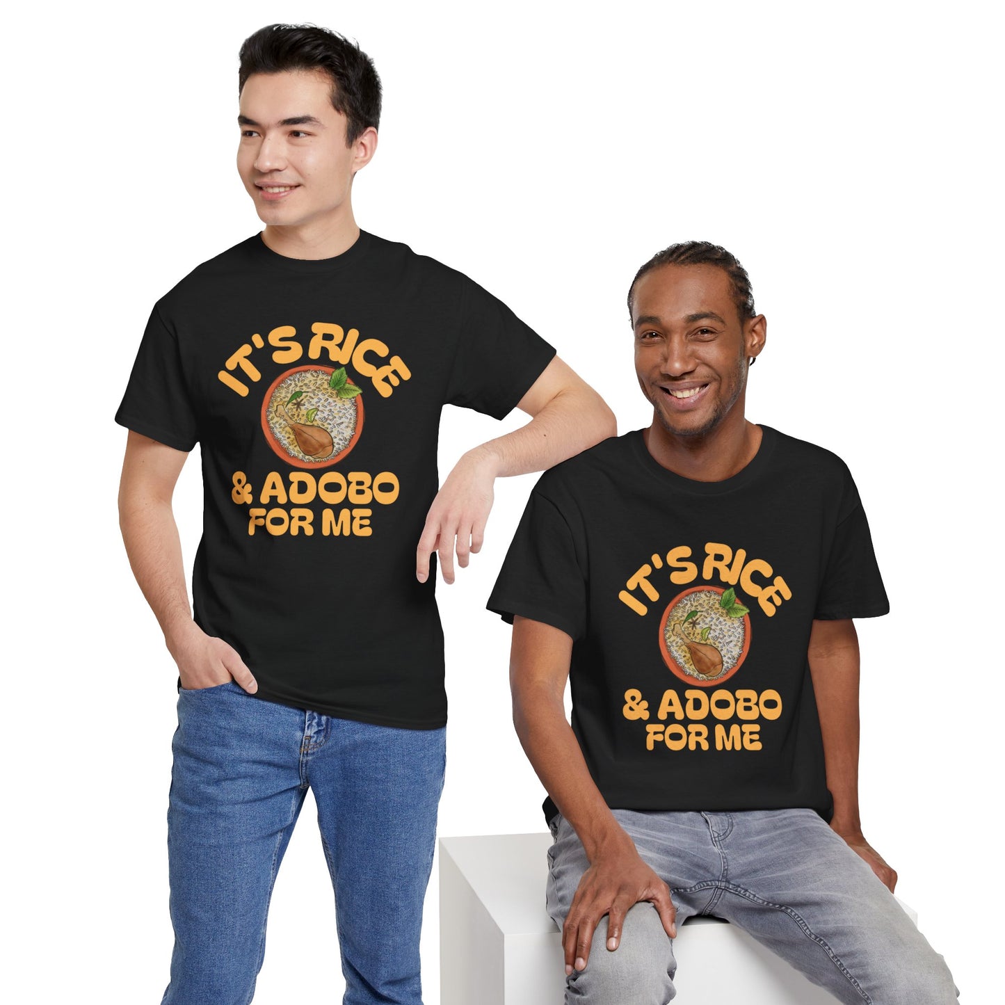 It's Rice and Adobo For Me Men's Cotton Tee