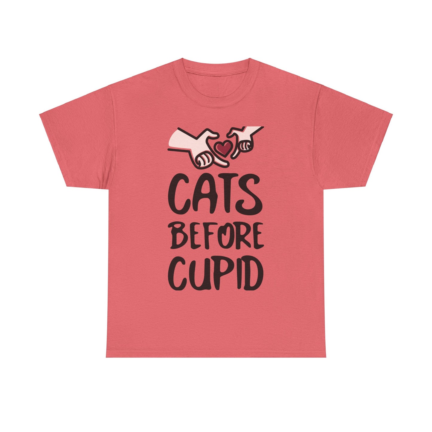 Cats Before Cupid Heavy Cotton Tee